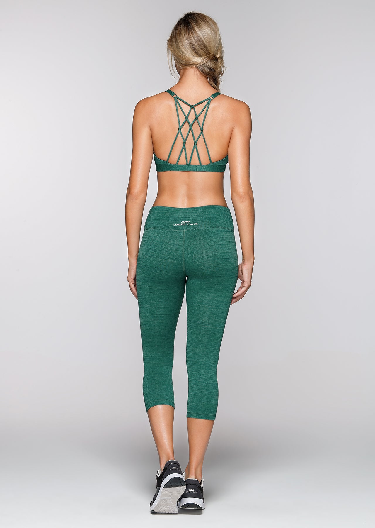 Lorna Jane Extraordinary Core 7/8 Tight - Aloe Vera Marl