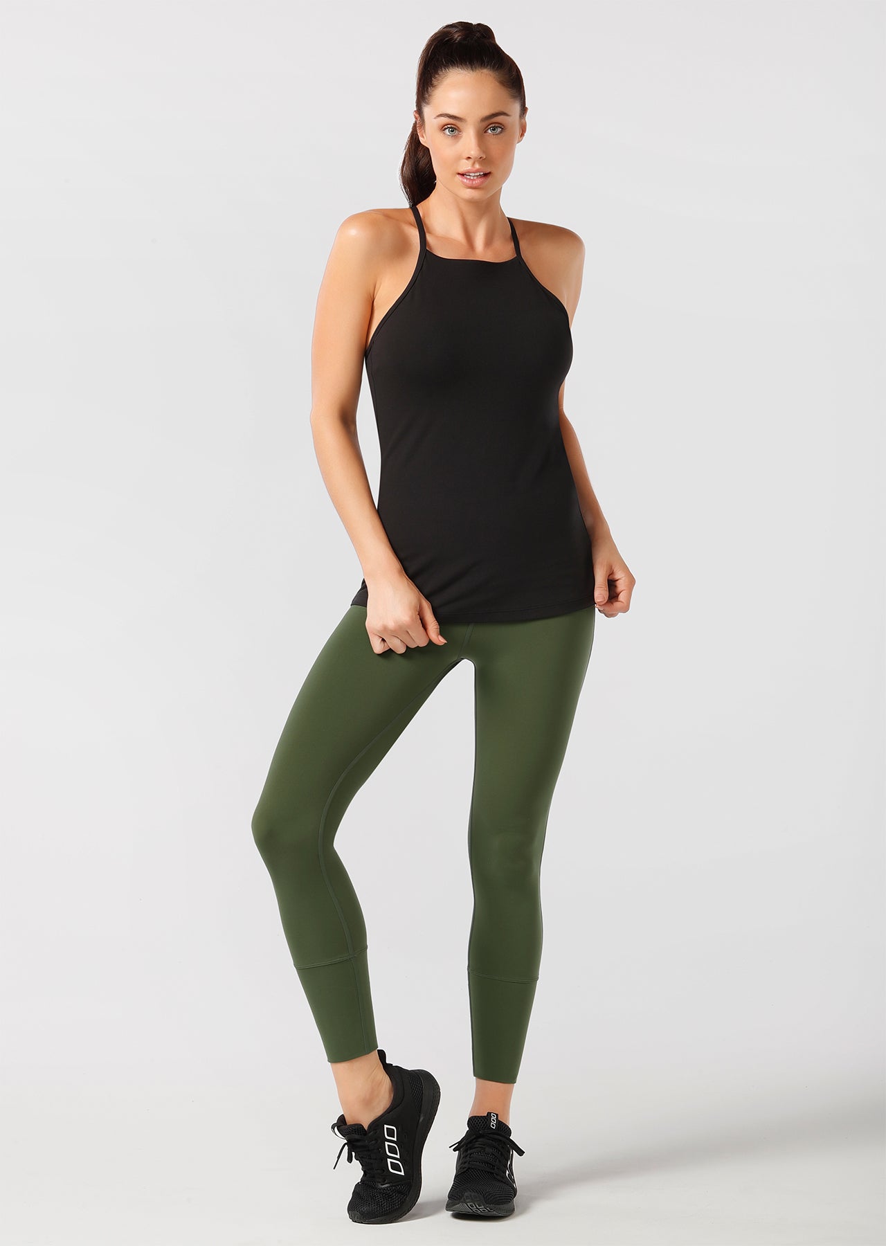 Lorna Jane Extraordinary Excel Shelf Tank - Black