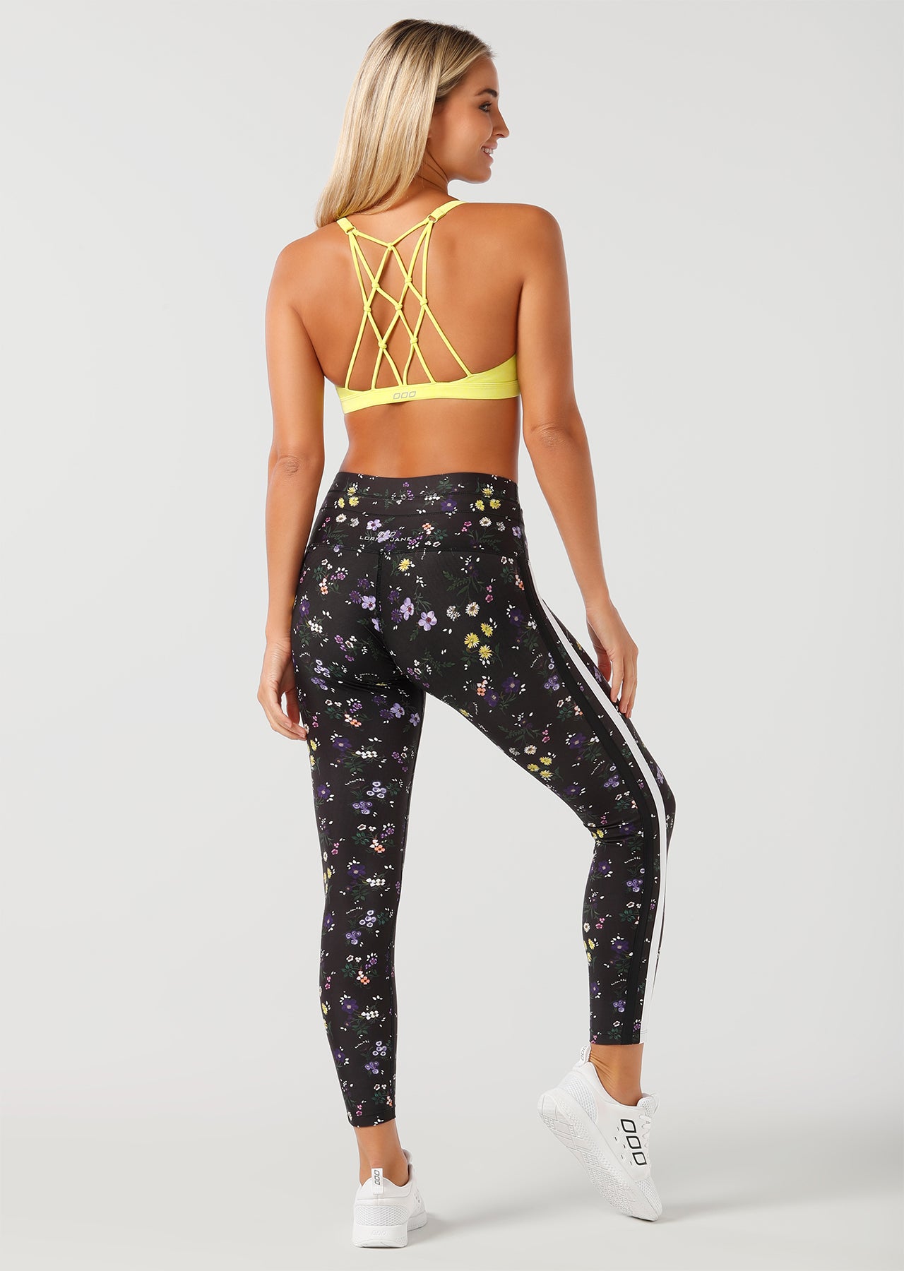 Lorna Jane Extraordinary Yoga Bra - Citrus Pop Marl