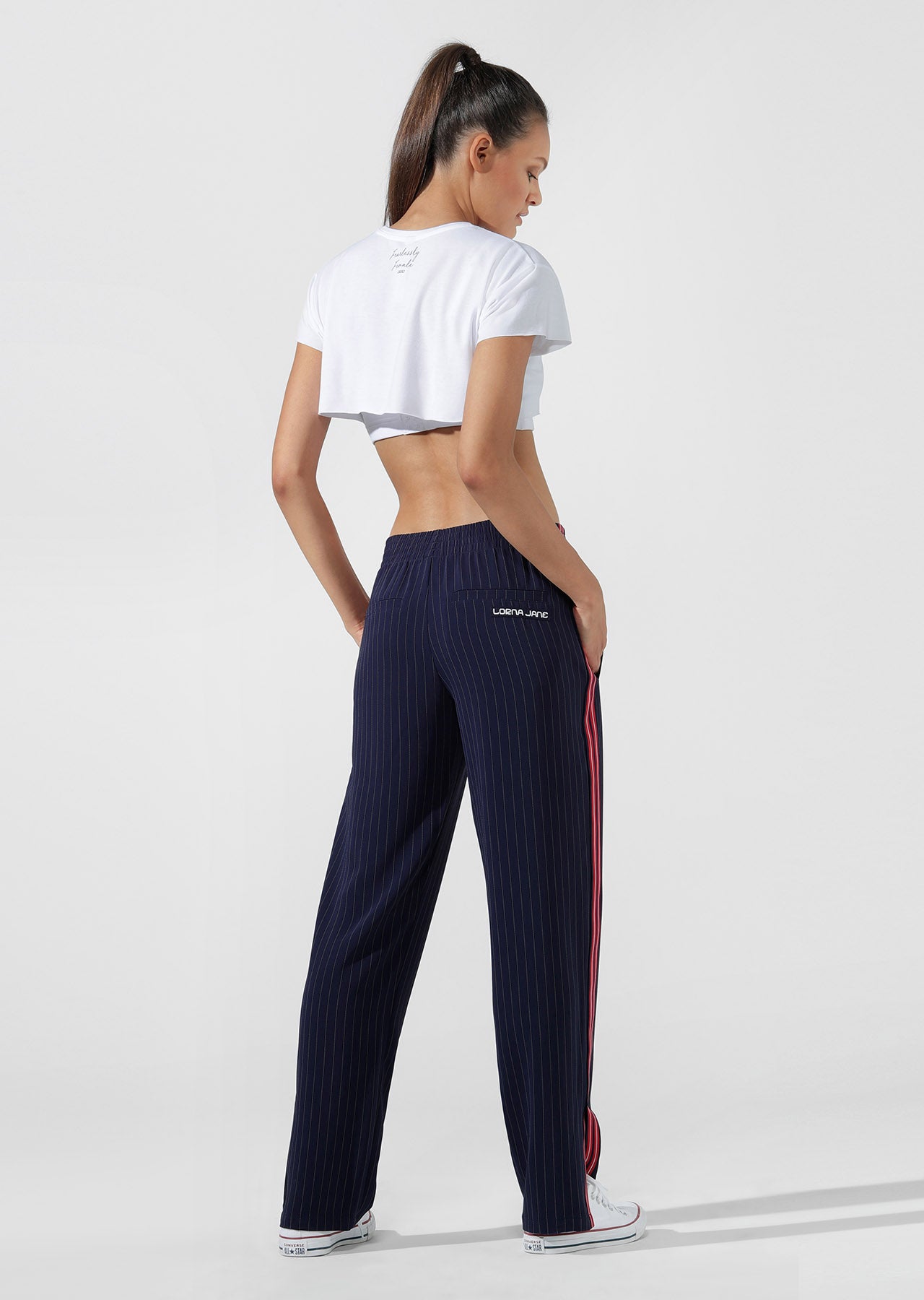 Lorna Jane Extreme Cropped Active Tee - White