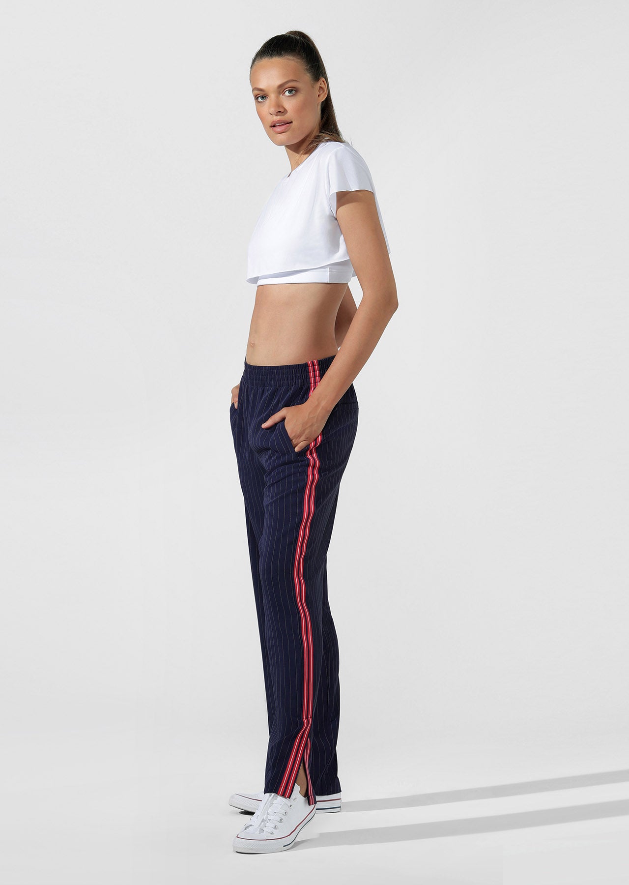 Lorna Jane Extreme Cropped Active Tee - White
