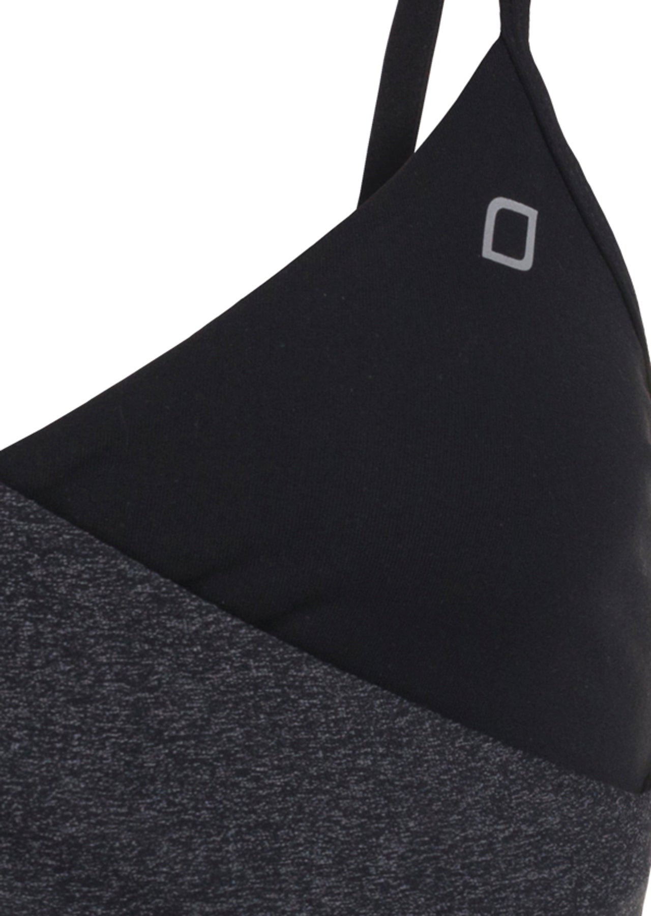 Lorna Jane Eyes On Me Sports Bra - Black/Black Marl