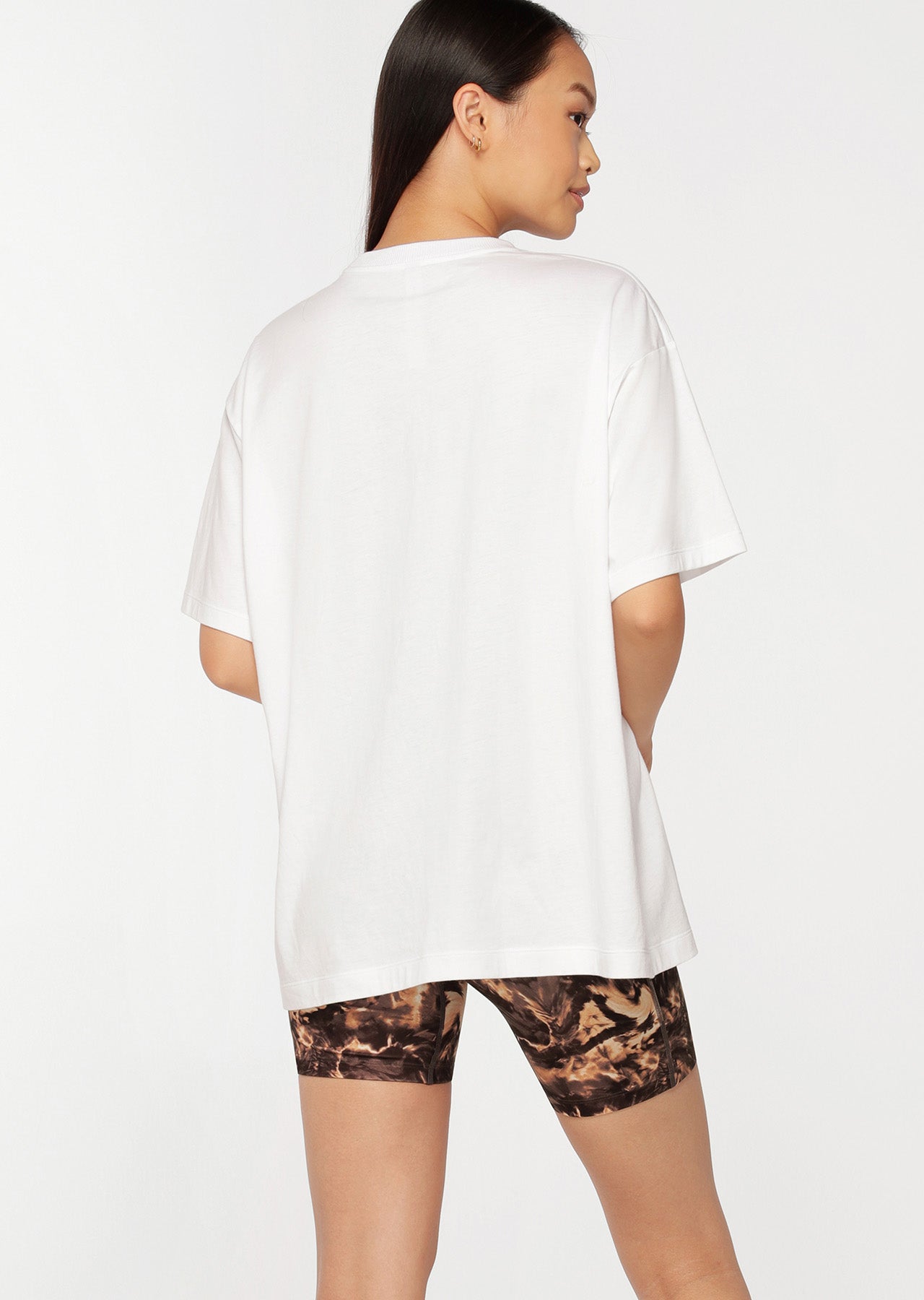 Lorna Jane Fast Lane Vintage Boyfriend Tee - White