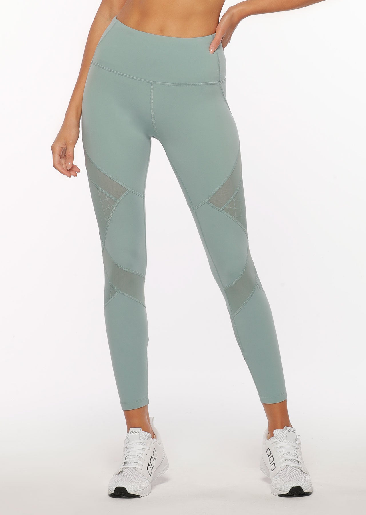 Lorna Jane Faster Full Length L - Succulent