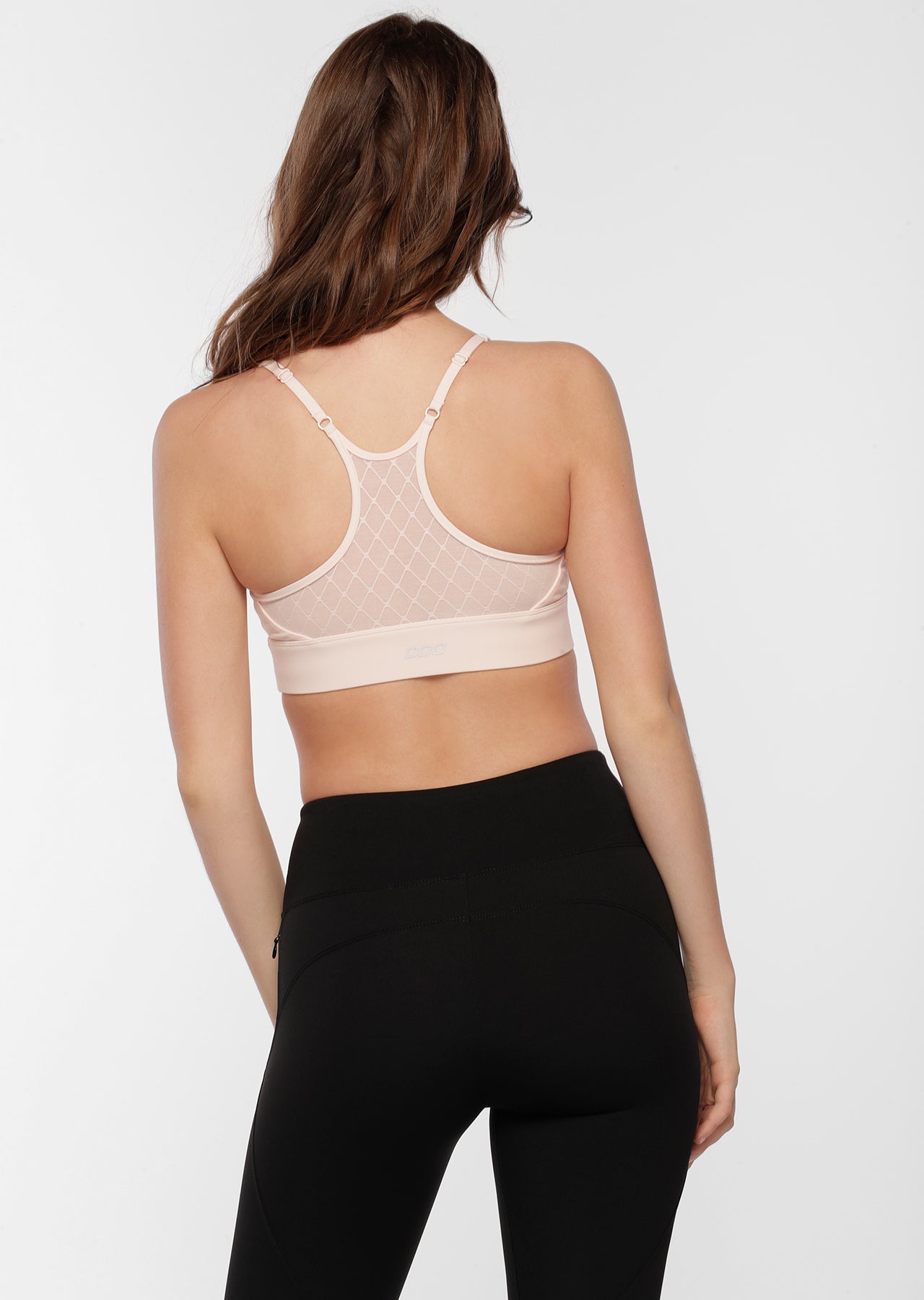 Lorna Jane Faster Sports Bra - Dusty Pink