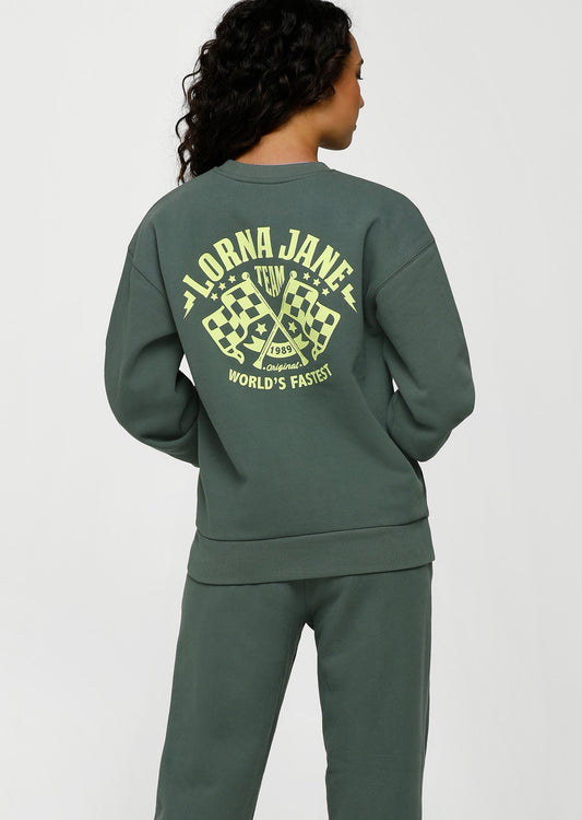 Lorna Jane Fastest Terry Crew - Military