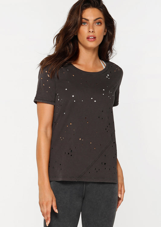 Lorna Jane Favourite Tee - Washed Black