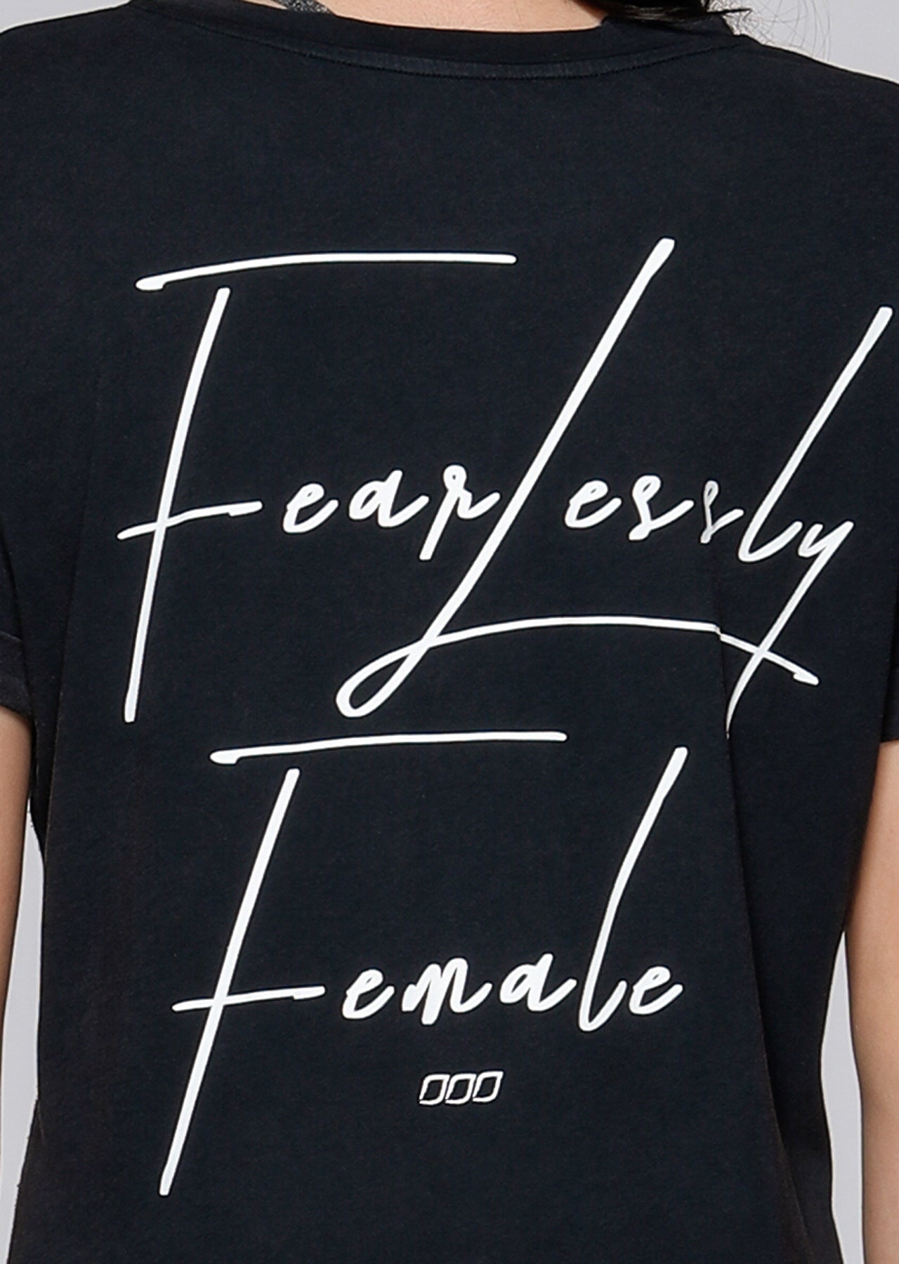 Lorna Jane Fearless T-Shirt Dress - Black