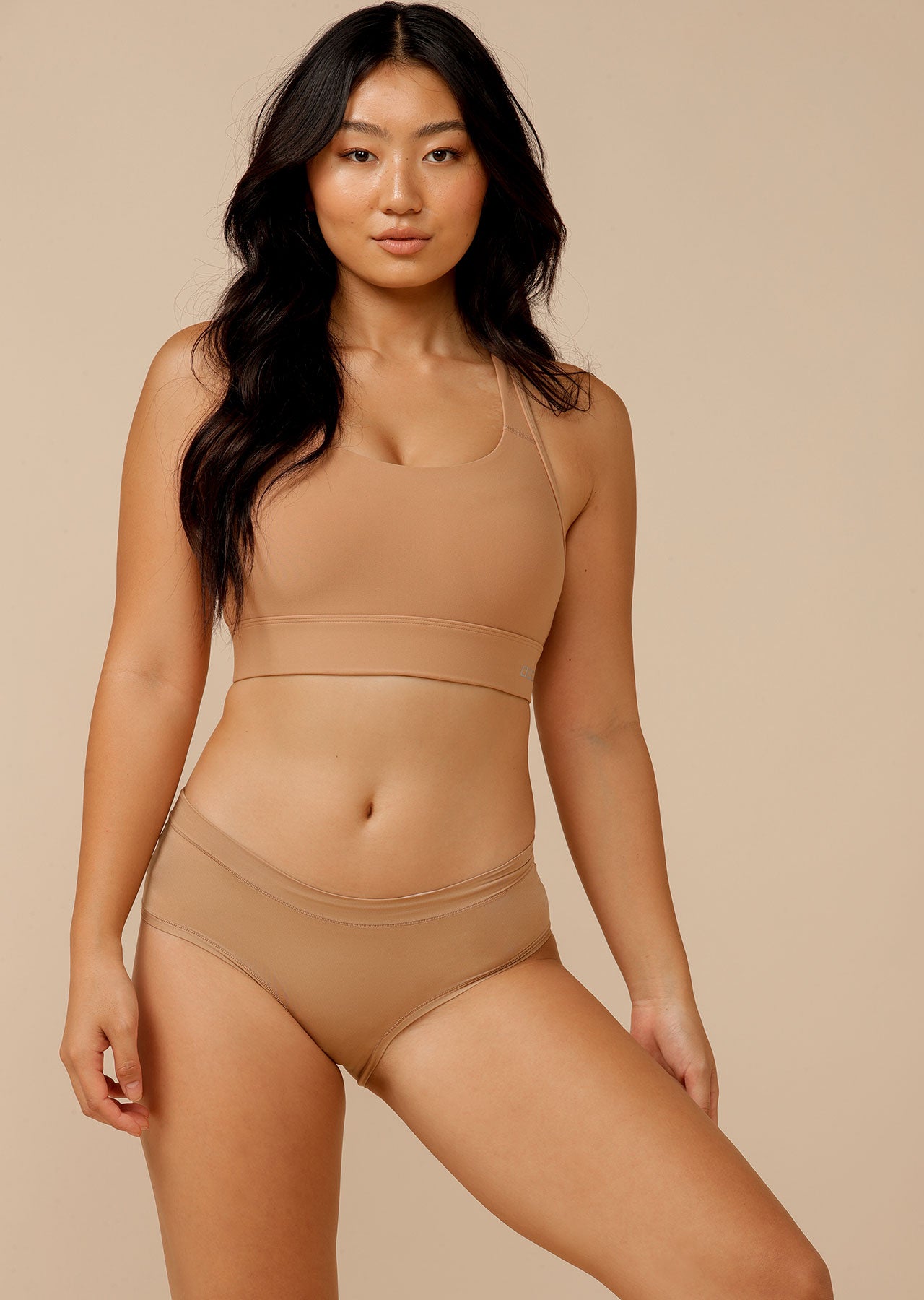 Lorna Jane Feel Naked Brief - Biscuit