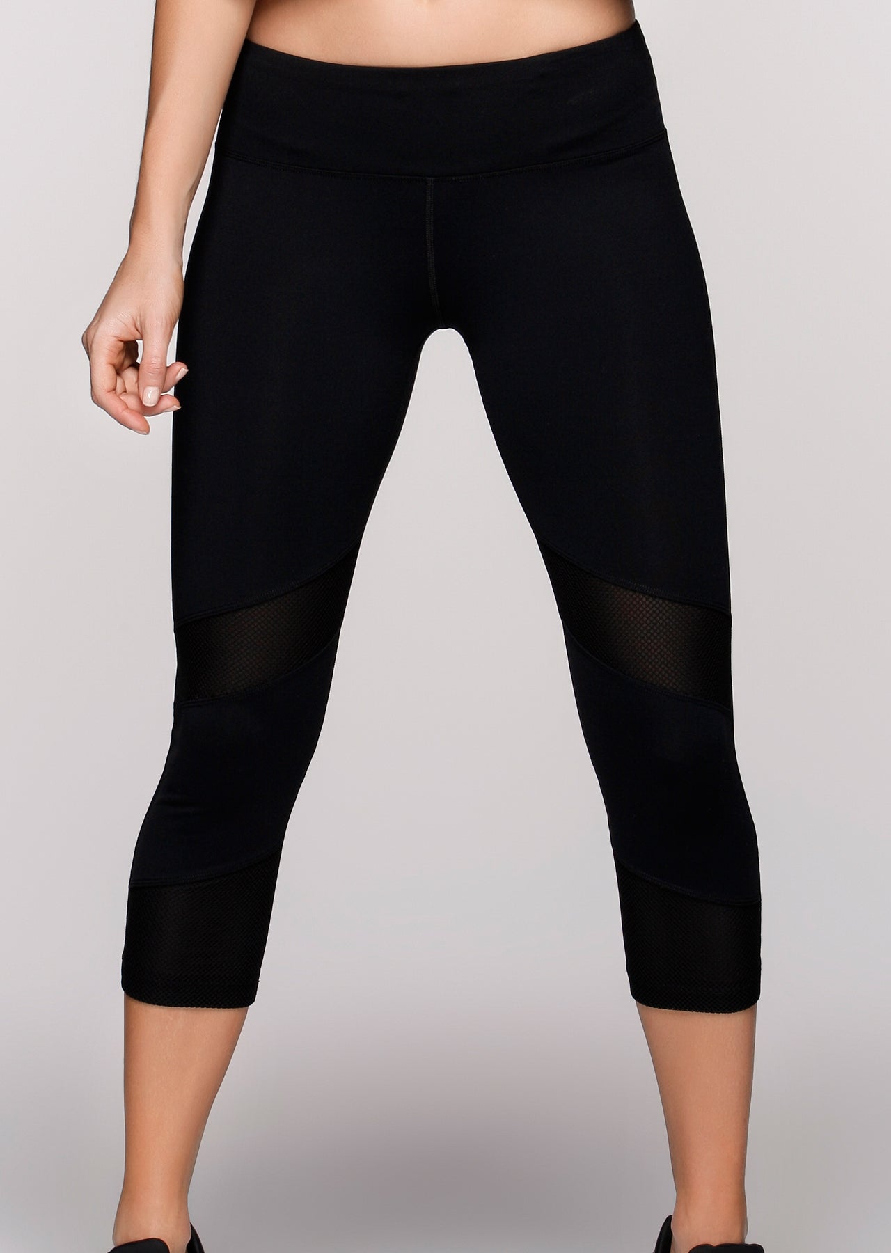 Lorna Jane Feel The Heat 7/8 Tight - Black