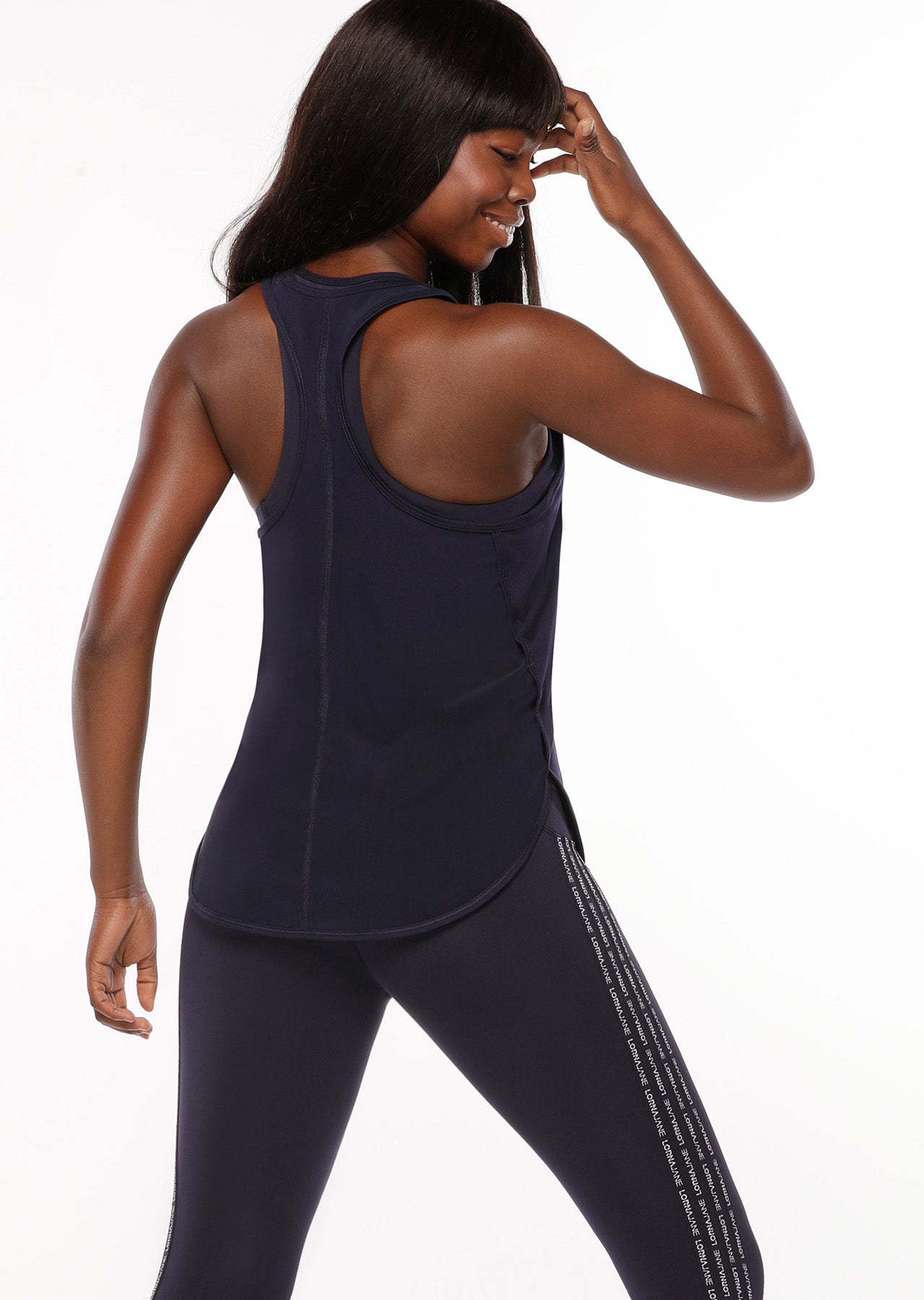 Lorna Jane Feeling It Active Tank - French Navy
