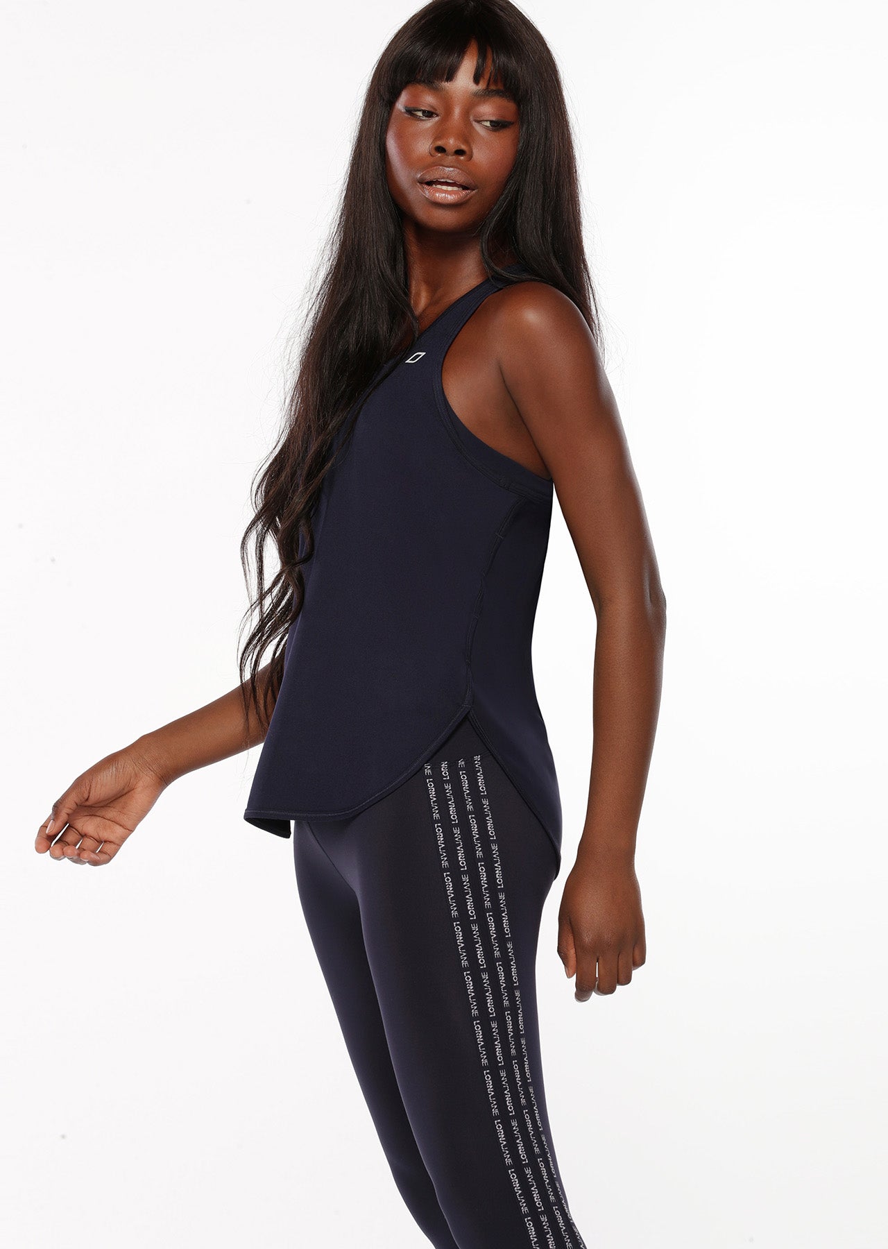 Lorna Jane Feeling It Active Tank - French Navy