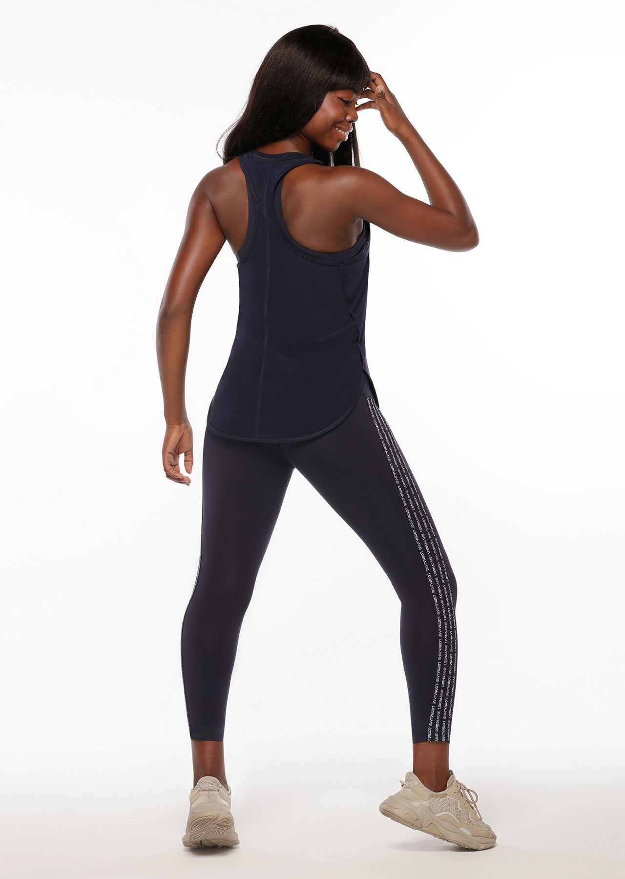 Lorna Jane Feeling It Active Tank - French Navy