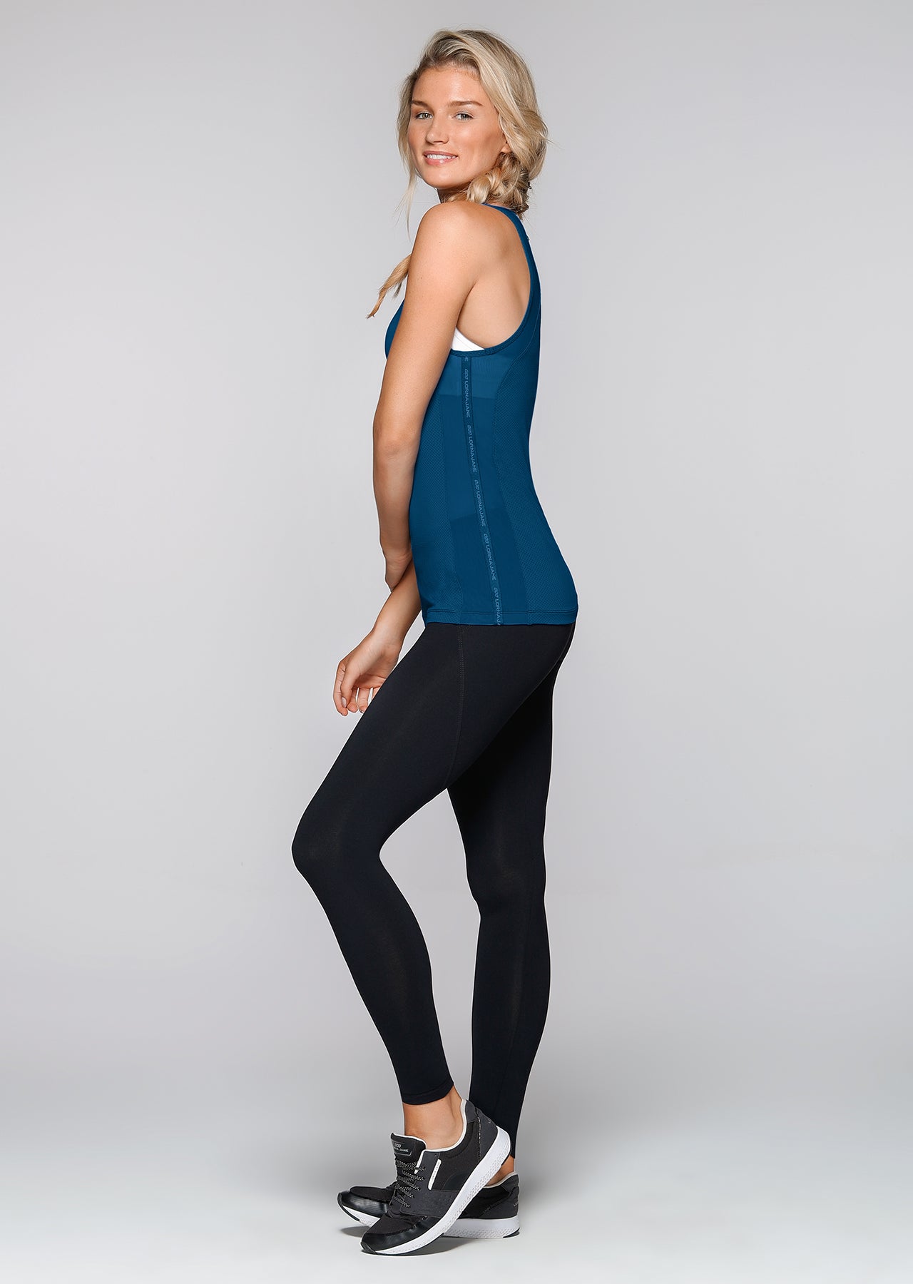 Lorna Jane Felicia Excel Tank - Arctic Blue