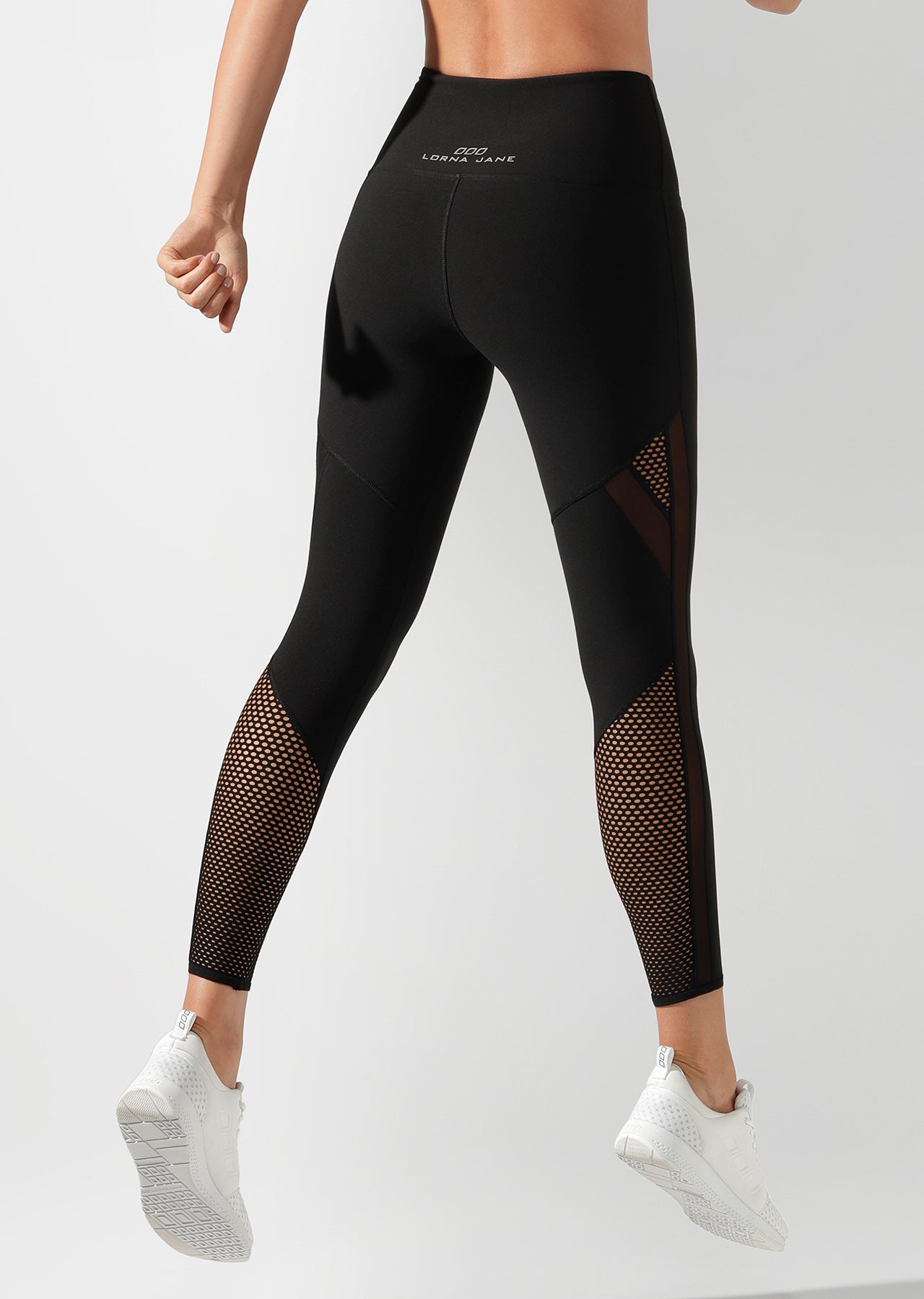 Lorna Jane Fierce Booty Support Ankle Biter Tight - Black