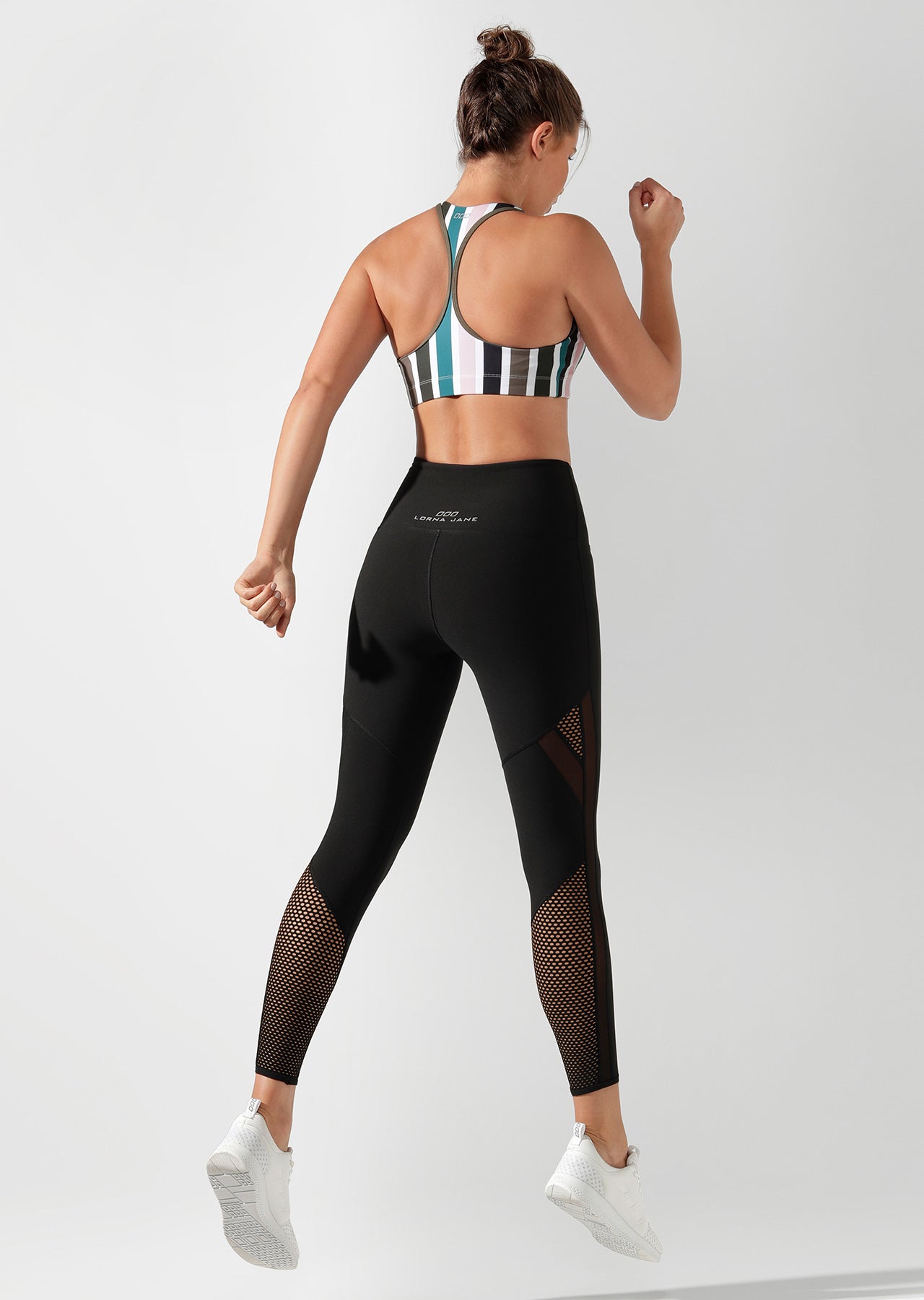 Lorna Jane Fierce Booty Support Ankle Biter Tight - Black