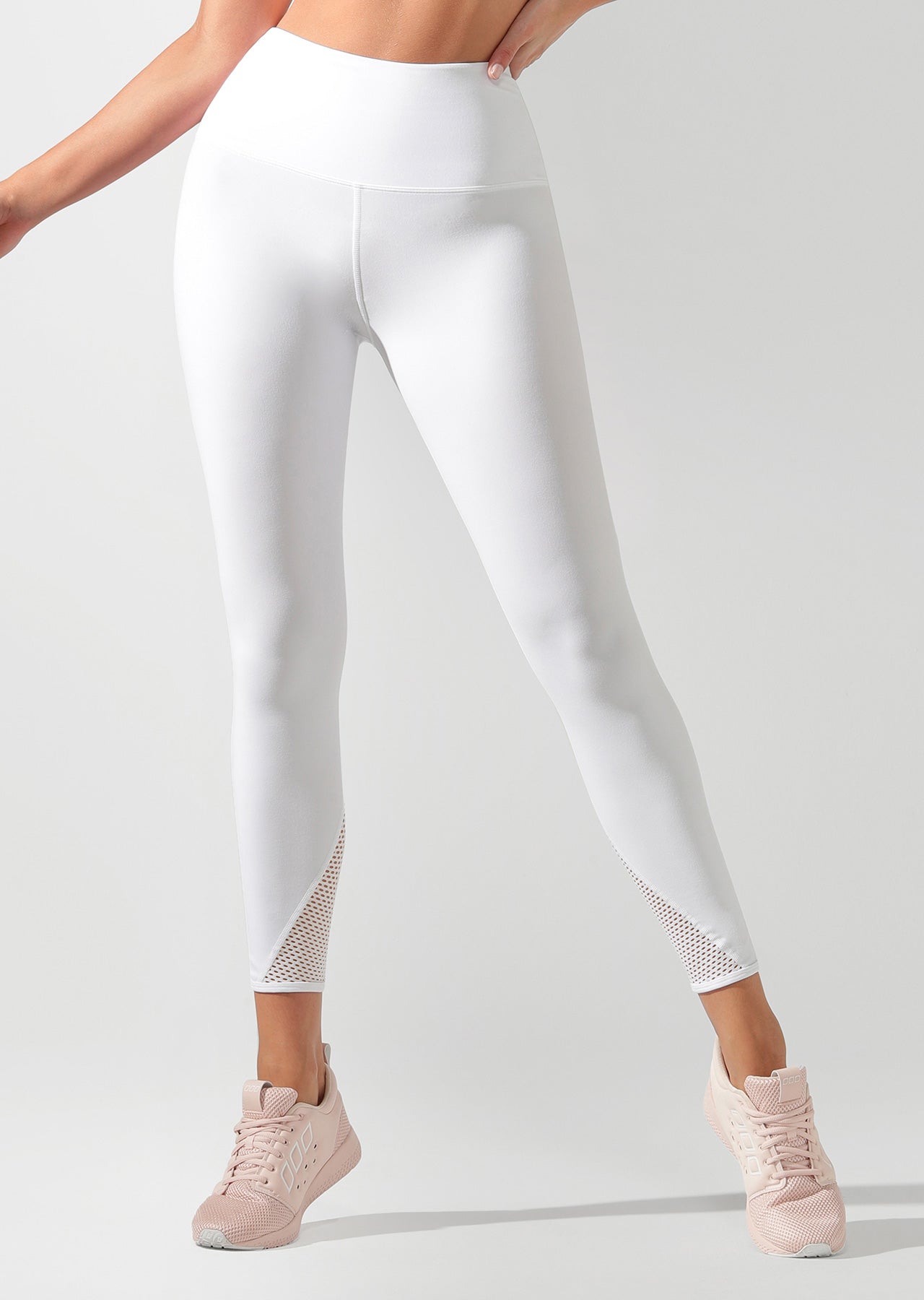 Lorna Jane Fierce Booty Support Ankle Biter Tight - White
