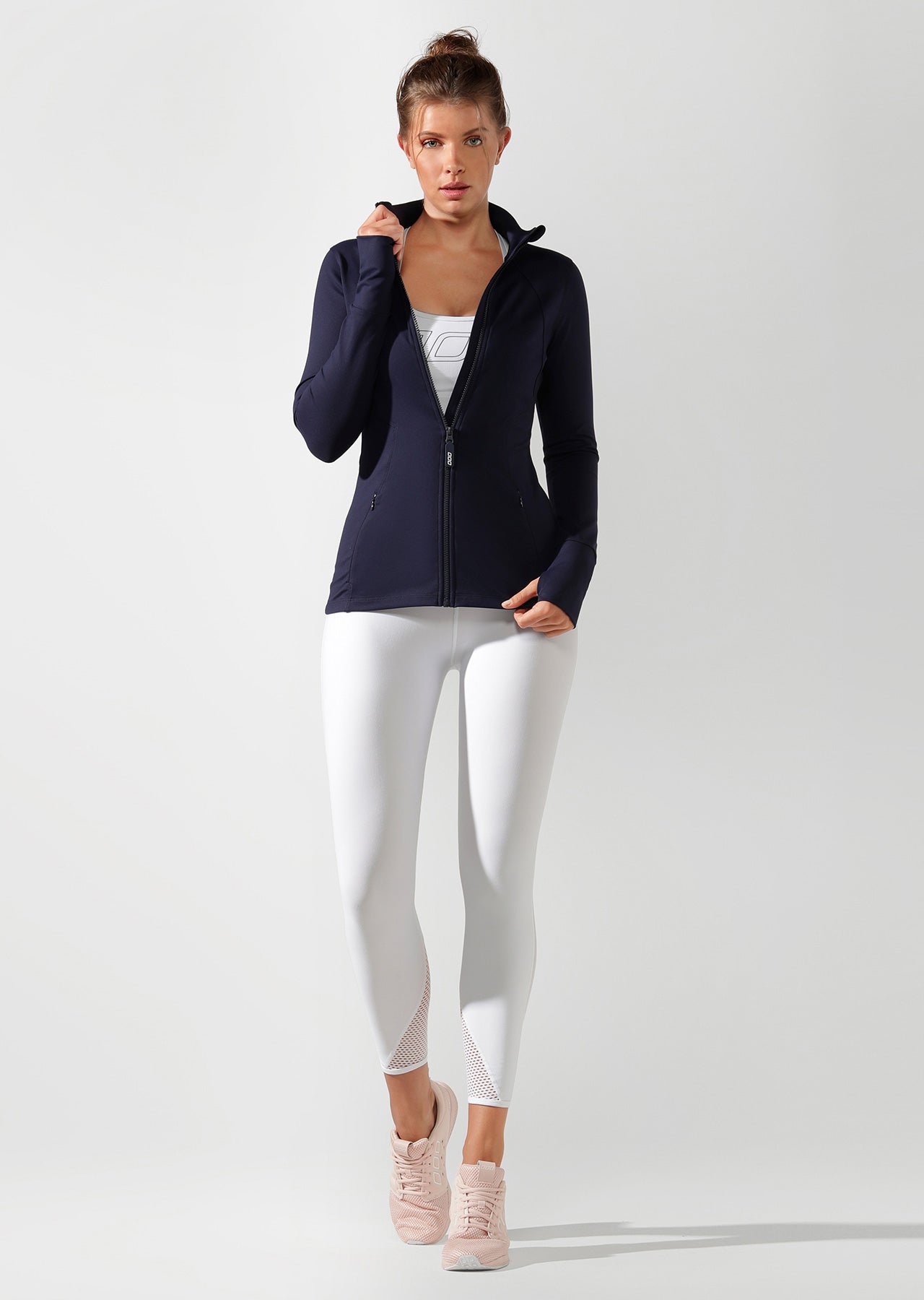 Lorna Jane Fierce Booty Support Ankle Biter Tight - White