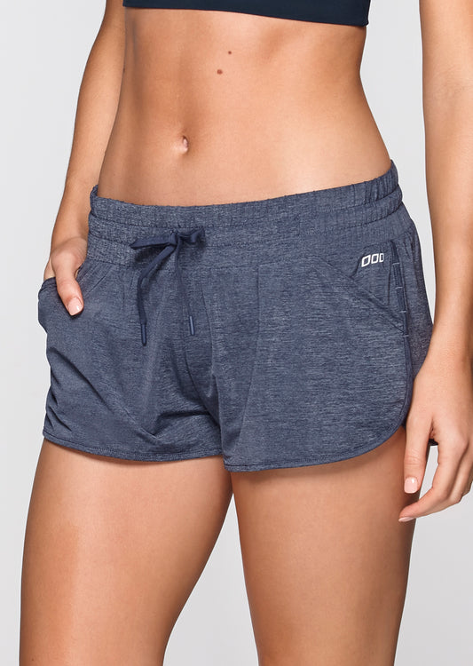 Lorna Jane Fierce Run Shorts - Ink Marl