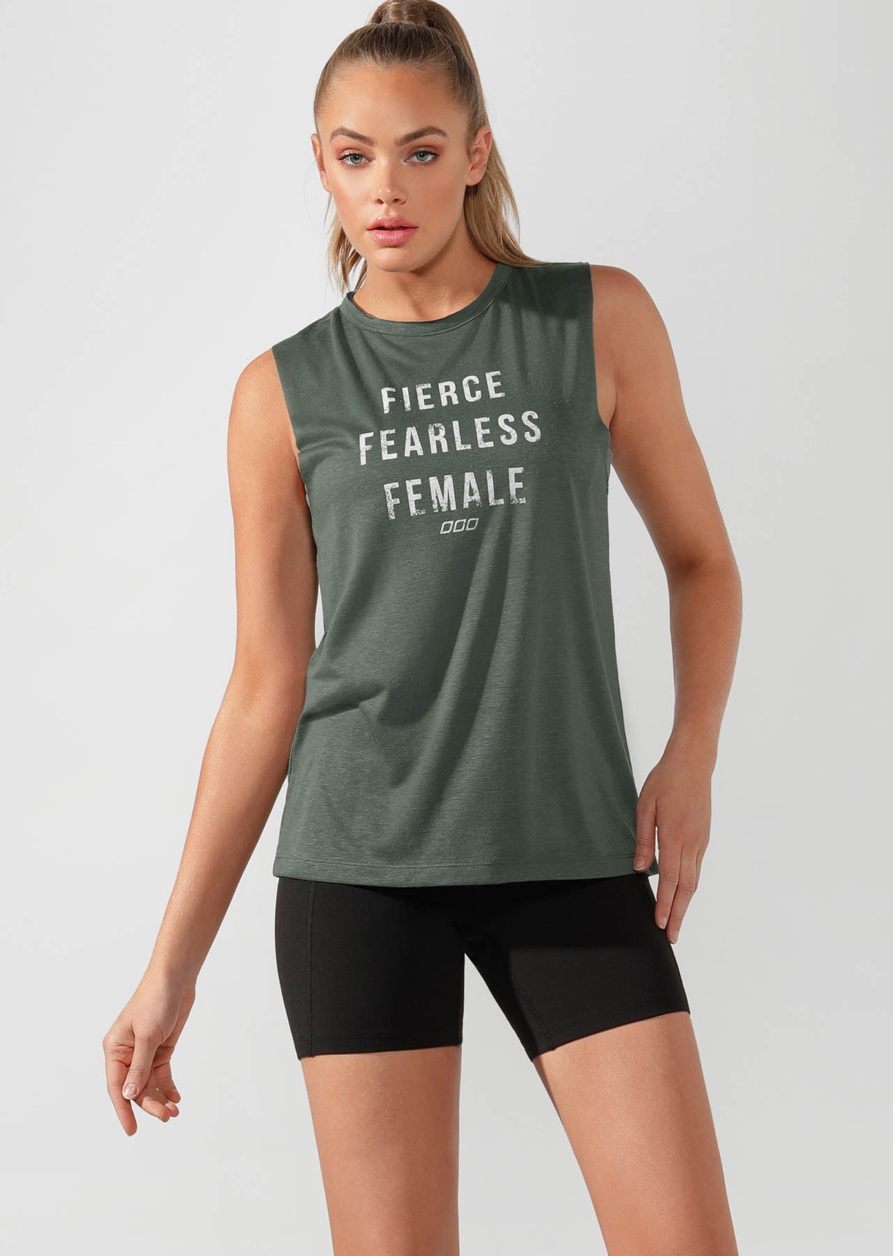 Lorna Jane Fierce Tank - Military