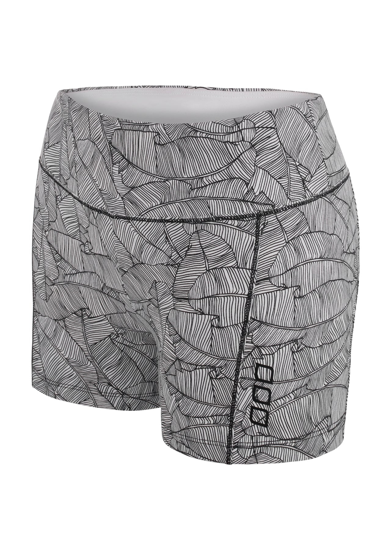 Lorna Jane Fine Lines Core Short Tight - Black/White