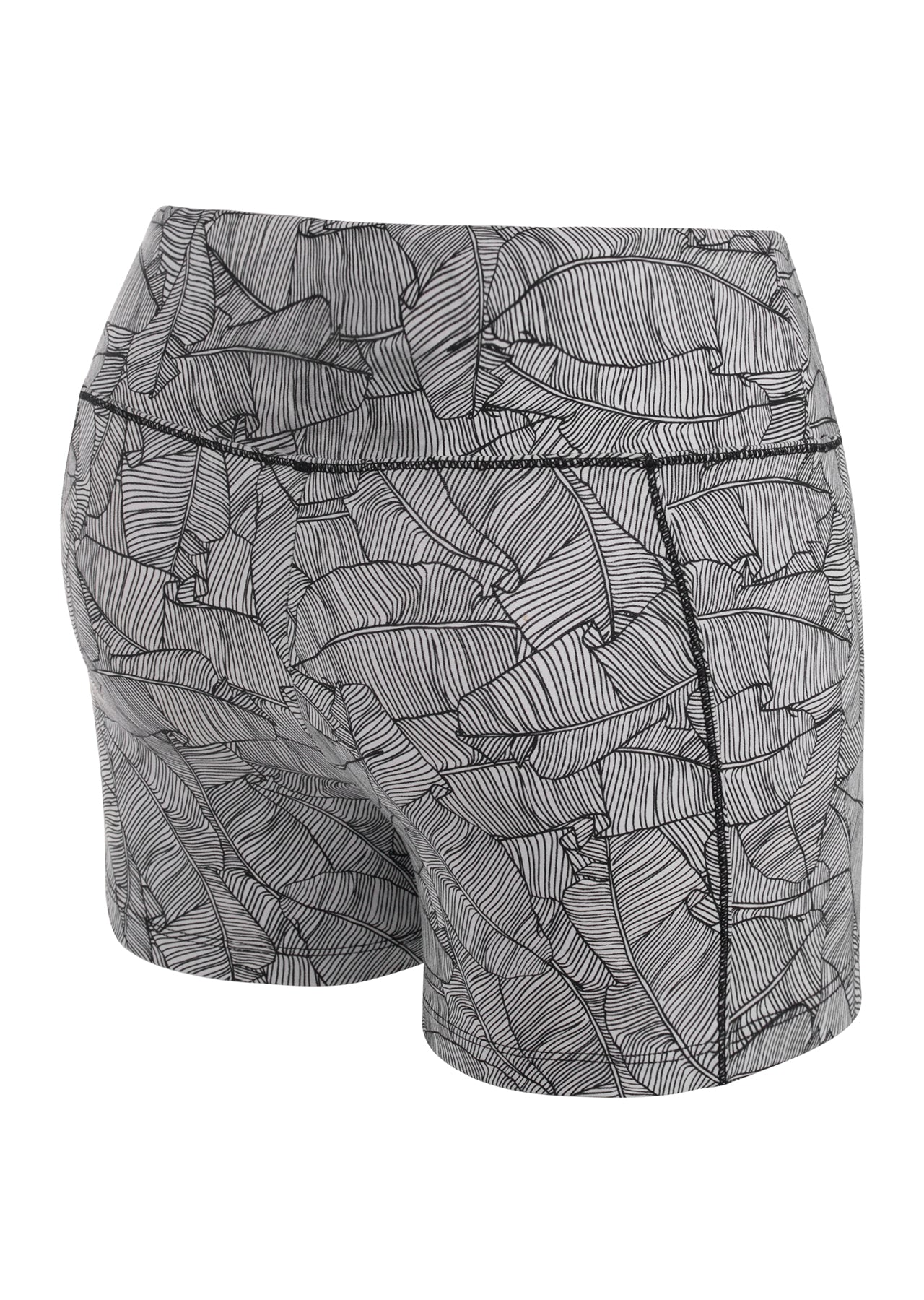 Lorna Jane Fine Lines Core Short Tight - Black/White