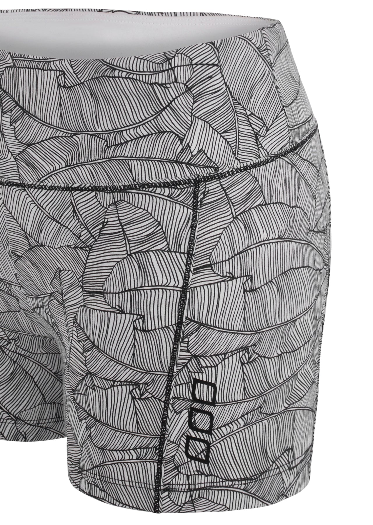 Lorna Jane Fine Lines Core Short Tight - Black/White