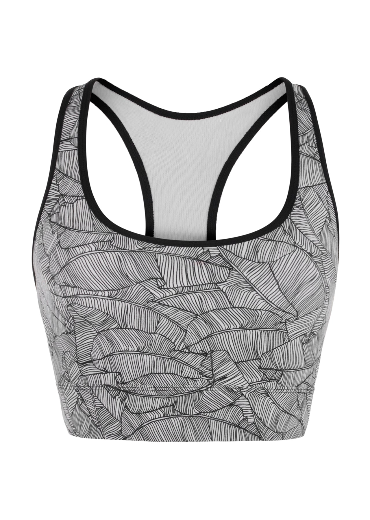 Lorna Jane Fine Lines Sports Bra - Black/White
