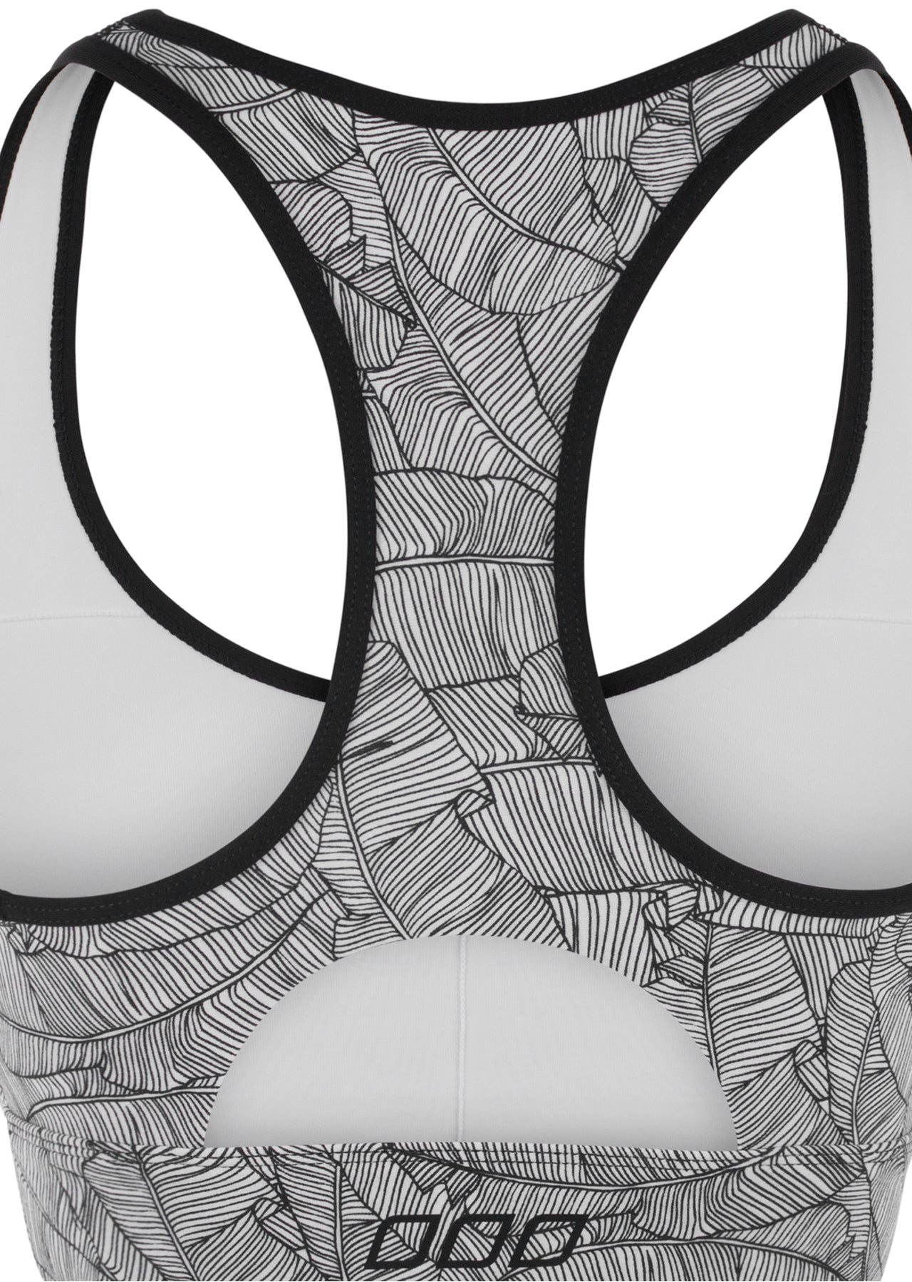 Lorna Jane Fine Lines Sports Bra - Black/White