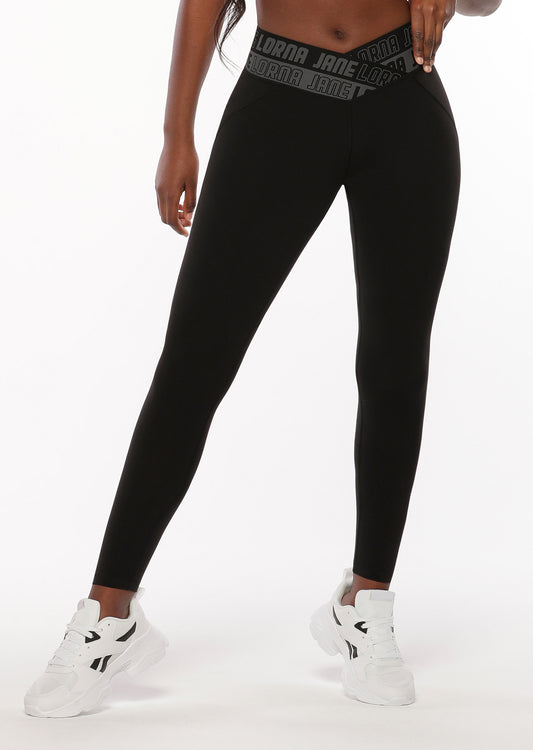Lorna Jane Finesse Full Length Leggings - Black