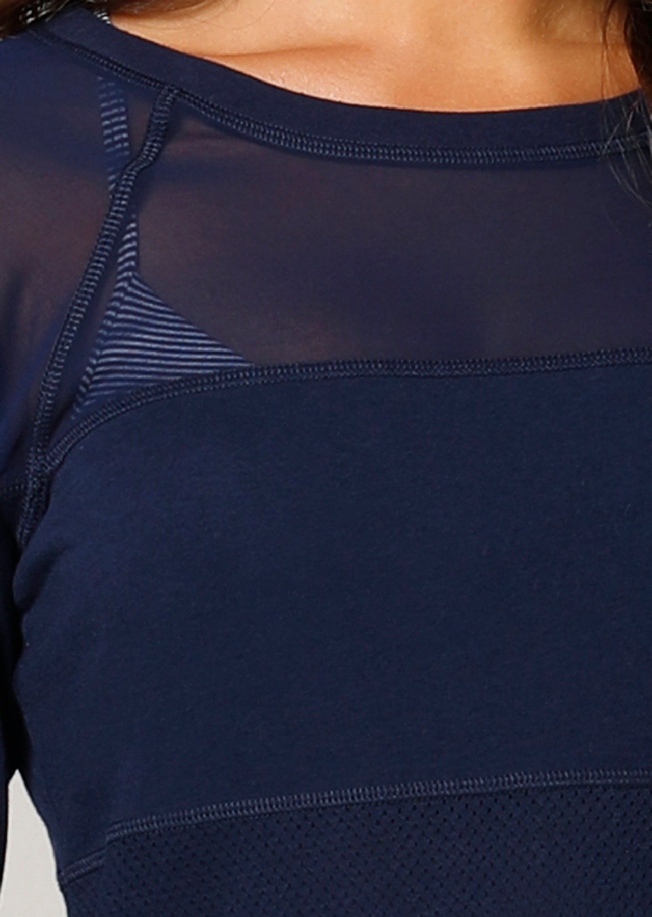 Lorna Jane Finish Line L/Slv Top - Ink