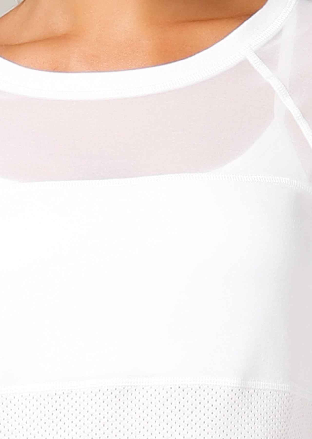 Lorna Jane Finish Line L/Slv Top - White