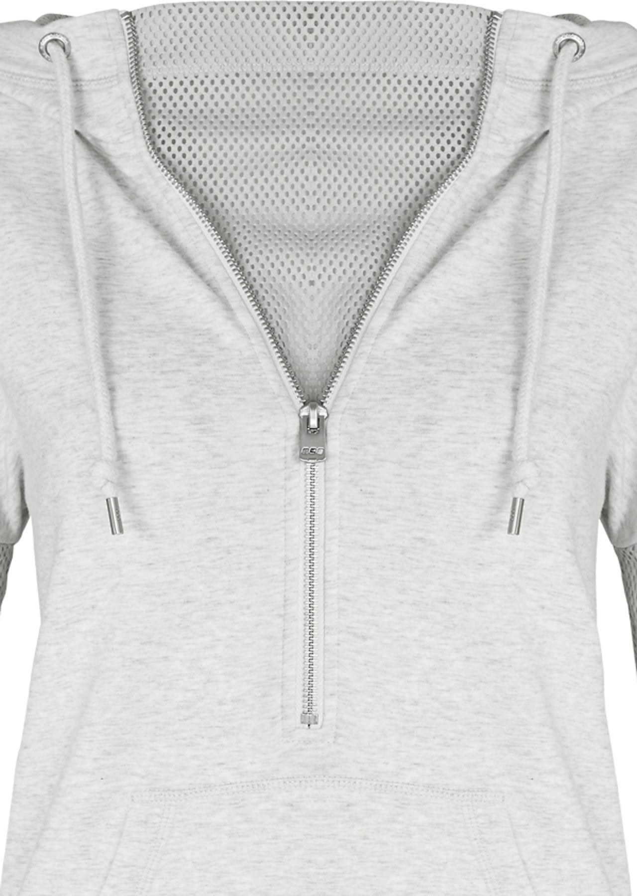 Lorna Jane Firstbase Slouchy Hoodie - Snow Grey Marl
