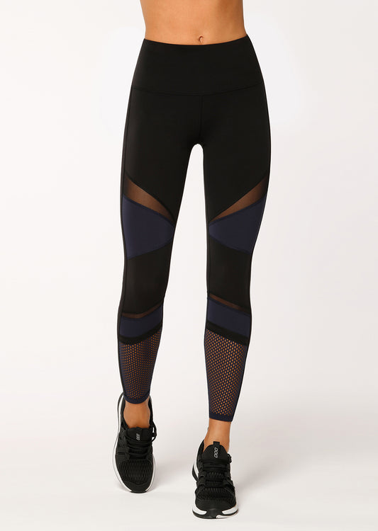 Lorna Jane Fitter Core F/L Tight - Black/French Navy