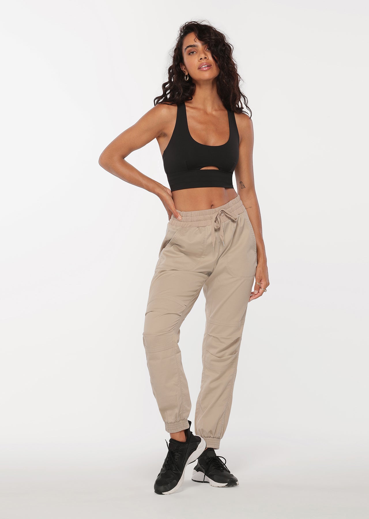 Lorna Jane Flashy F/L Pants - Off White
