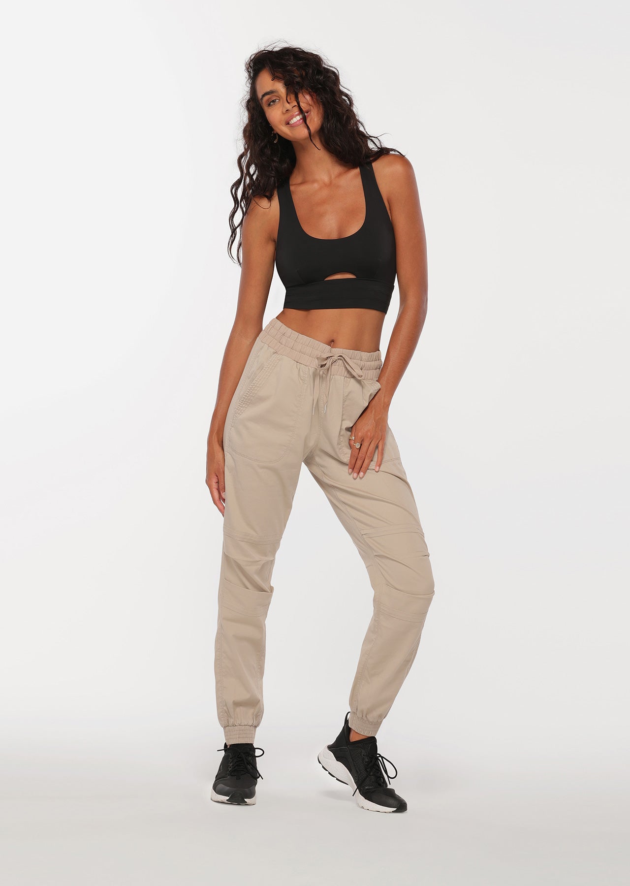 Lorna Jane Flashy F/L Pants - Off White