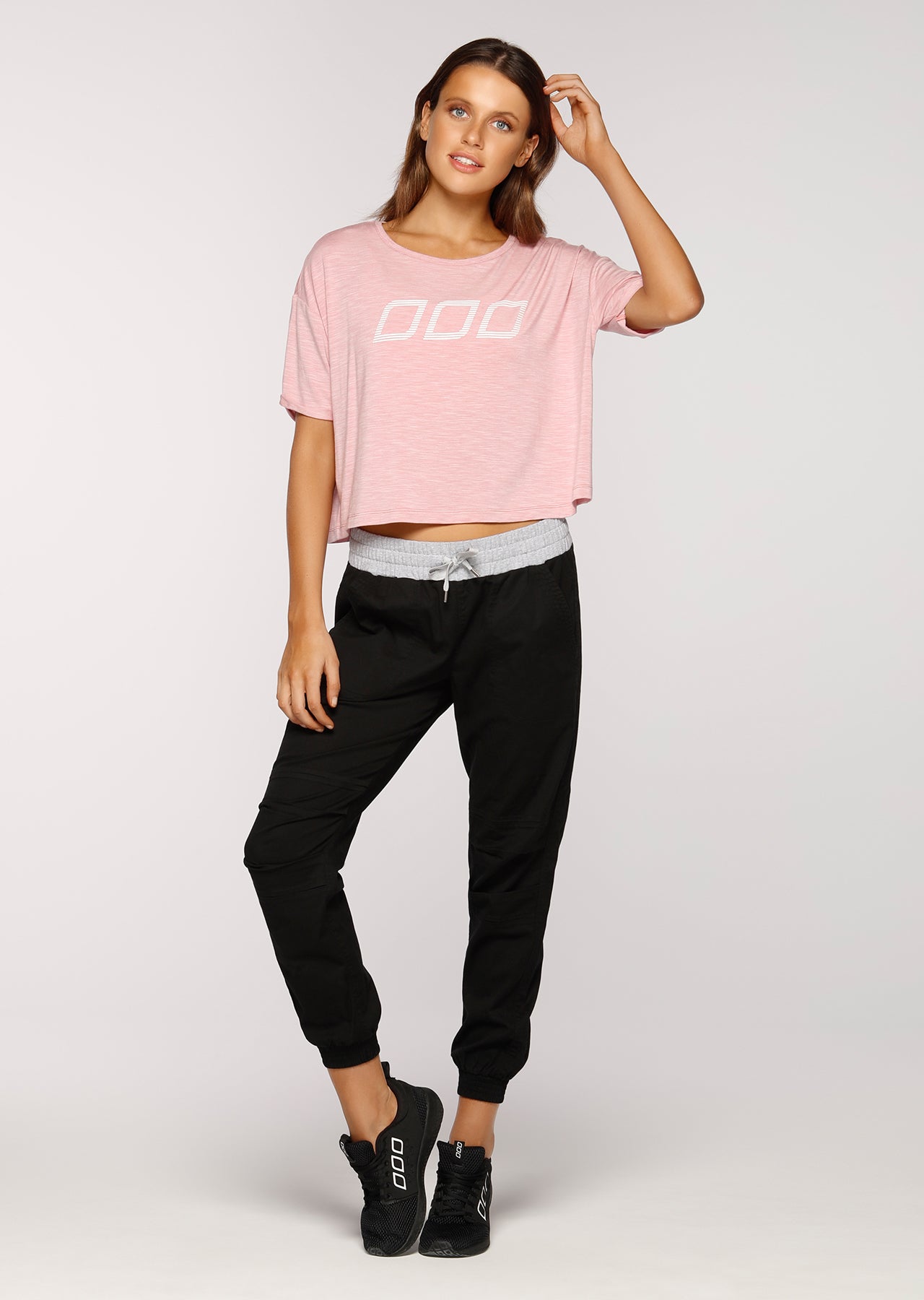 Lorna Jane Flashy F/L Pants - Black