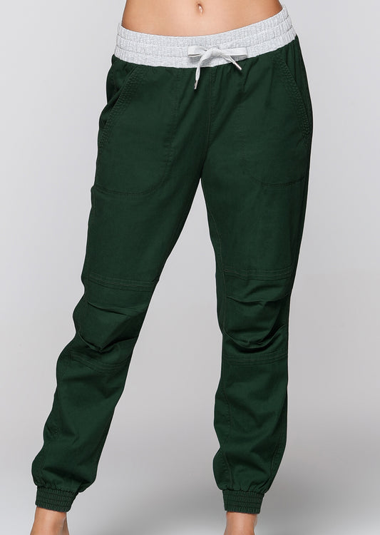 Lorna Jane Flashy F/L Pants - Jungle Green