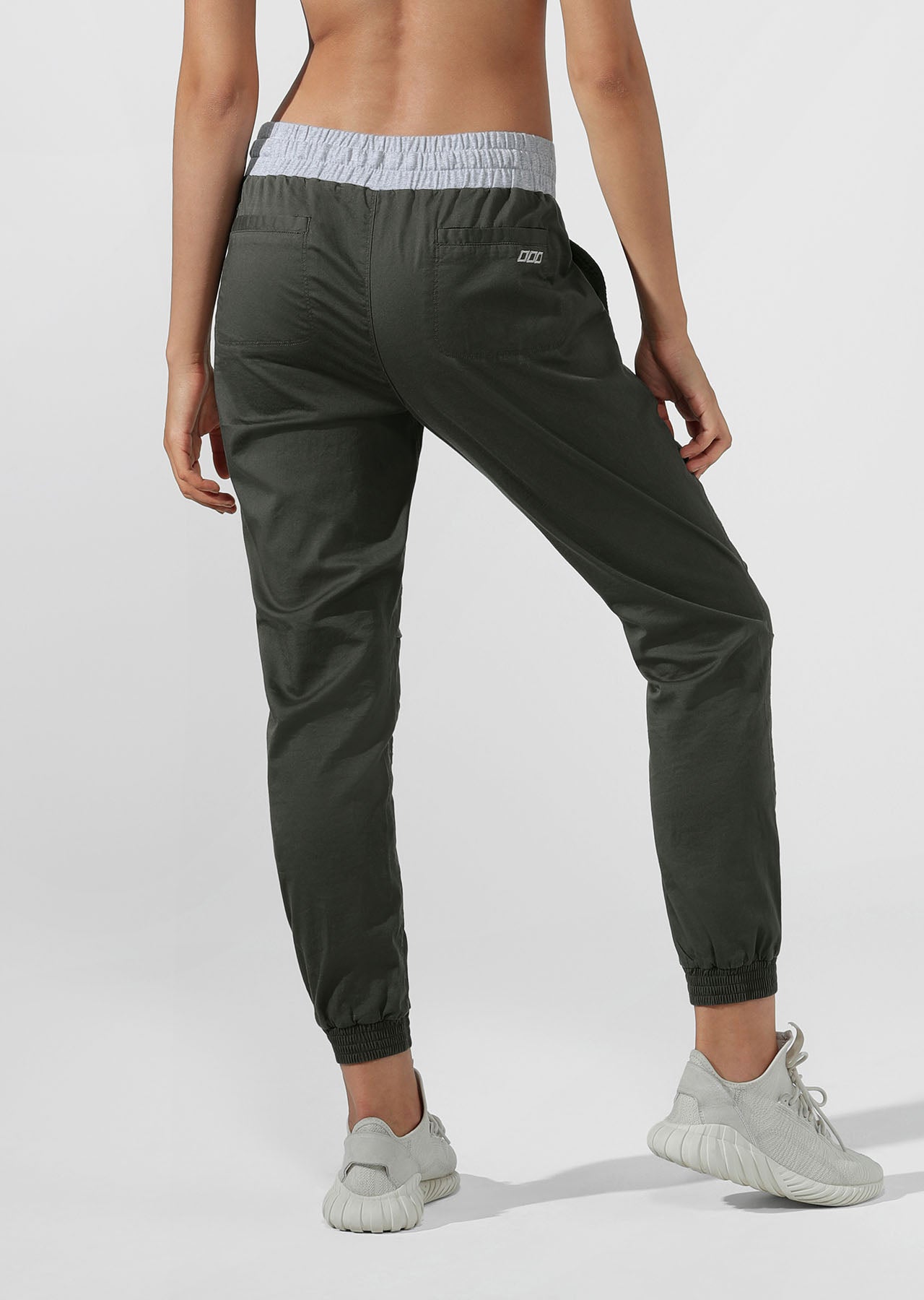 Lorna Jane Flashy Full Length Pants - Dark Safari