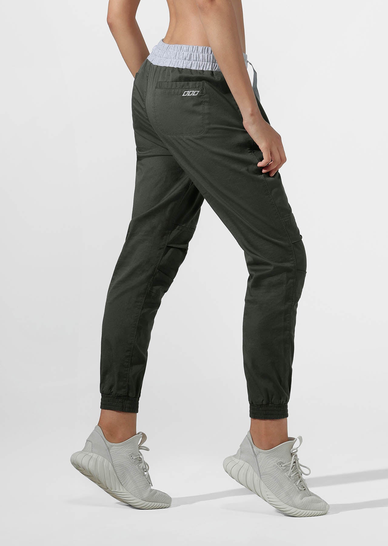 Lorna Jane Flashy Full Length Pants - Dark Safari