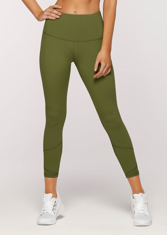 Lorna Jane Fleur Core Ankle Biter Tight - Super Green