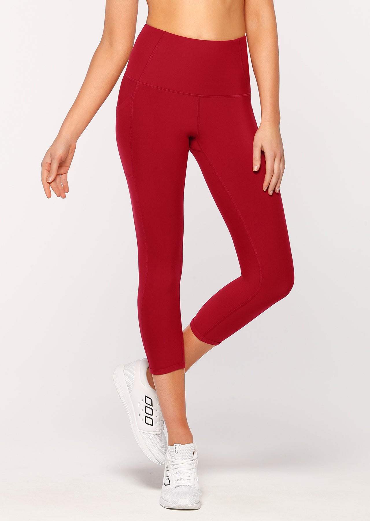 Lorna Jane Flex It Core 7/8 Tight - Dark Red