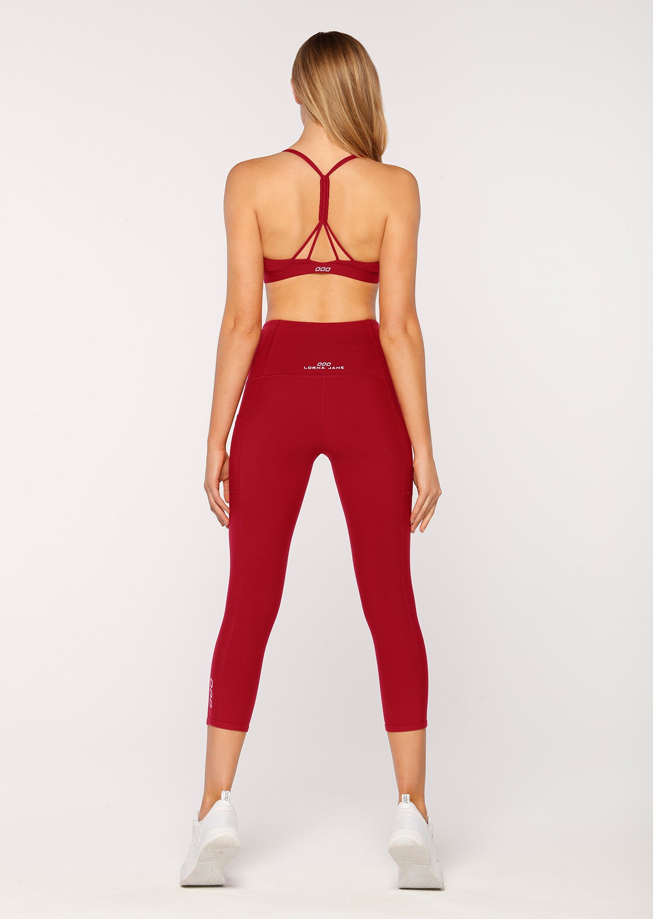 Lorna Jane Flex It Core 7/8 Tight - Dark Red