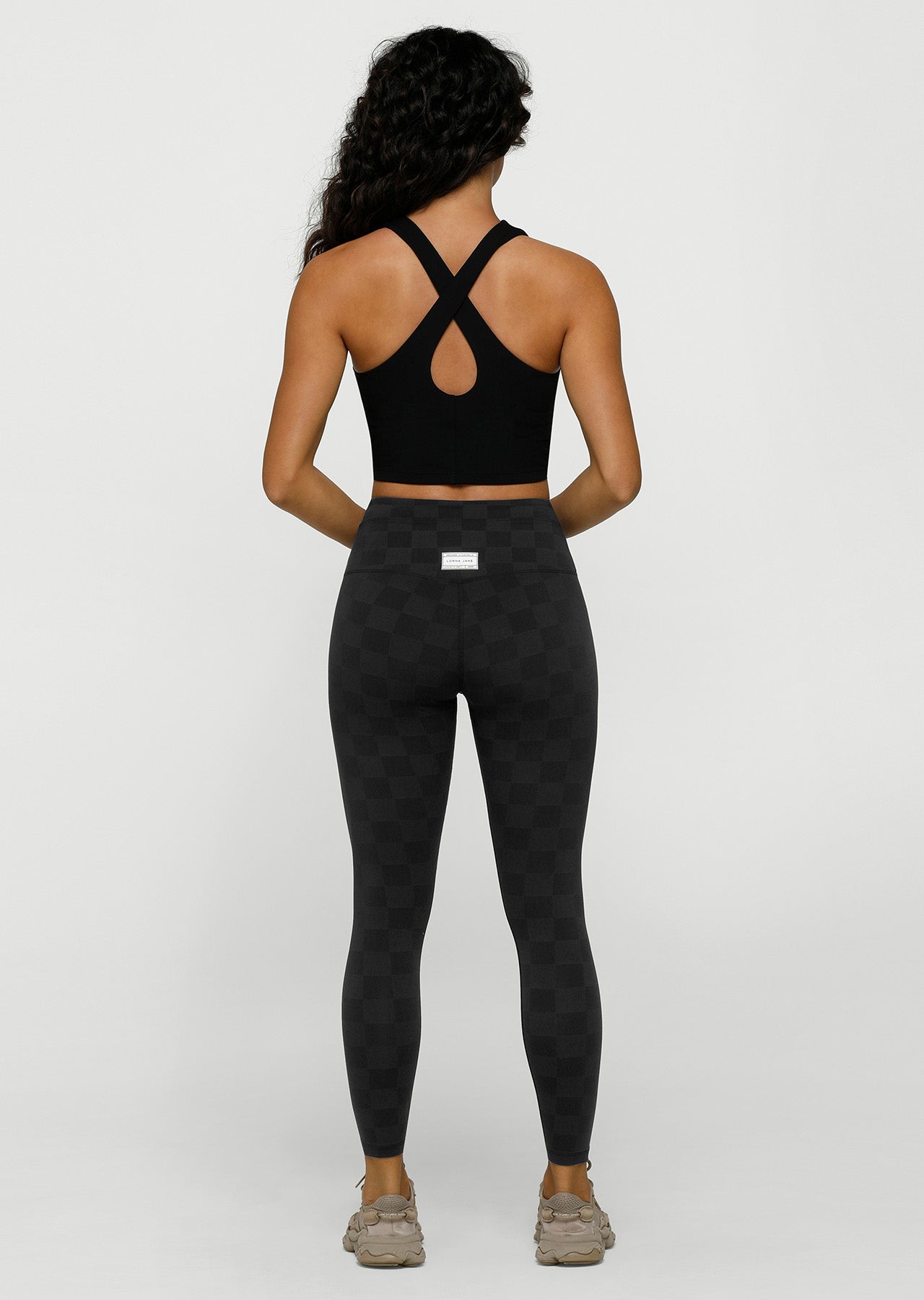 Lorna Jane Flexible Tank Bra Combo - Black