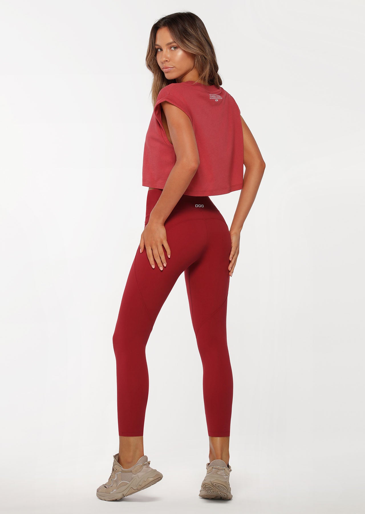 Lorna Jane Flexin Cropped Tank - Babylon