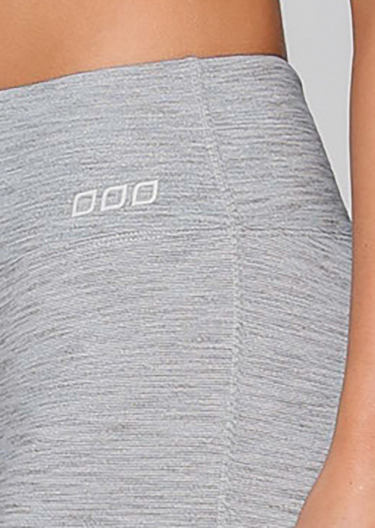 Lorna Jane Flipside Core F/L Tight - Grey Marl Stripe