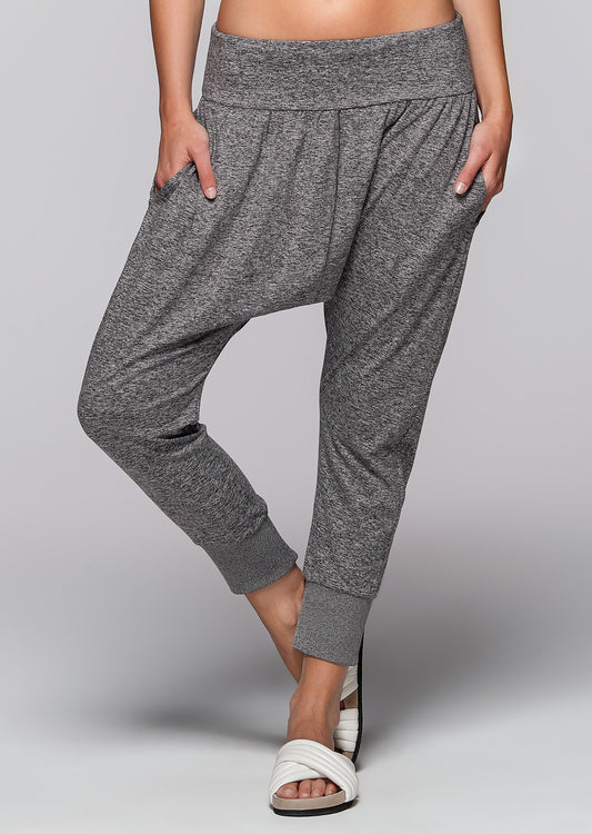 Lorna Jane Flow 7/8 Excel Pants - Char Marl