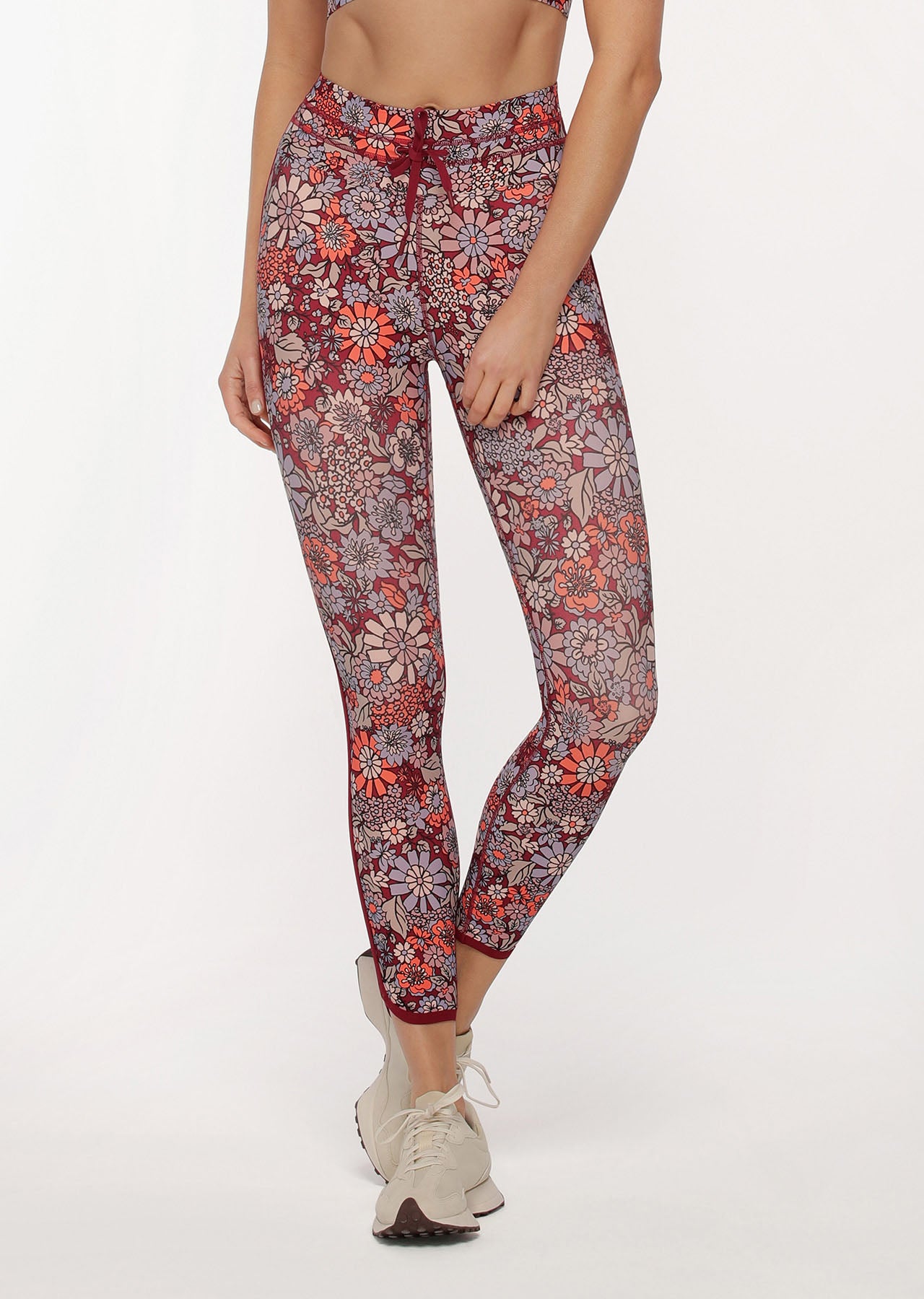 Lorna Jane Flower Child Ankle Biter Leggings - Flower Child Print