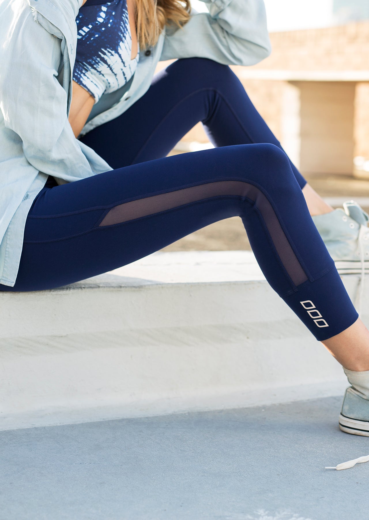 Lorna Jane Force Core Ankle Biter Tight - Cosmo