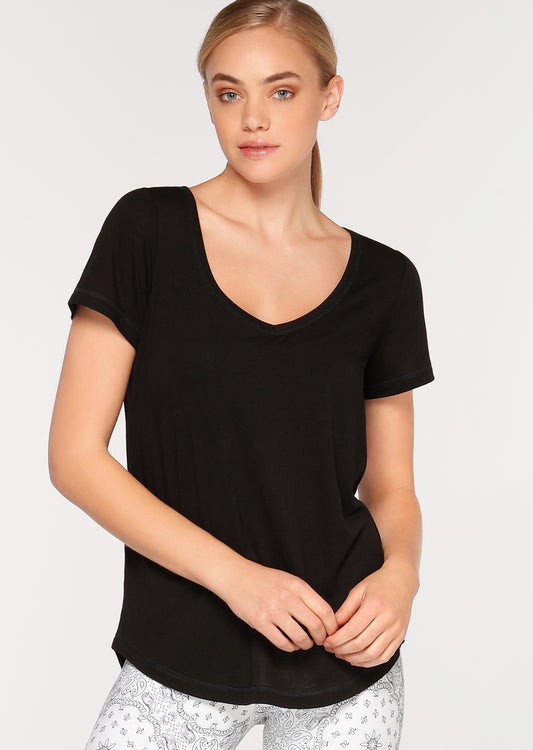 Lorna Jane Frankie Active T-Shirt - Black